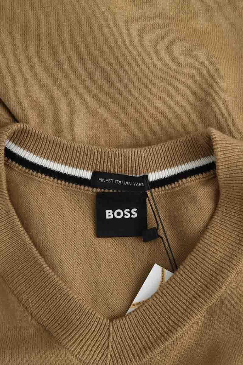 Wool sweater BOSS - SECONDE MAIN Brown