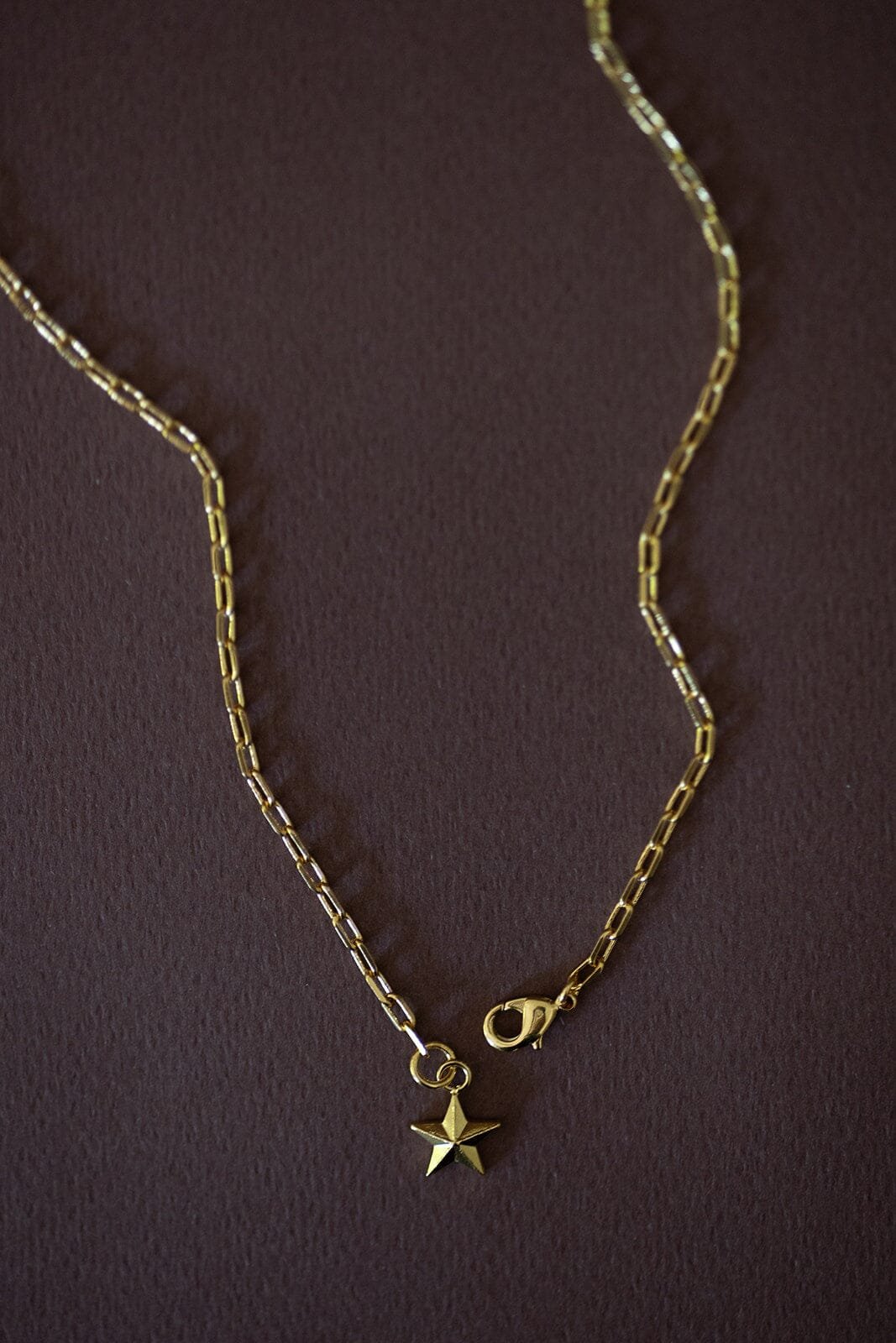 Silver-plated star necklace MONSIEUR SIMONE Golden