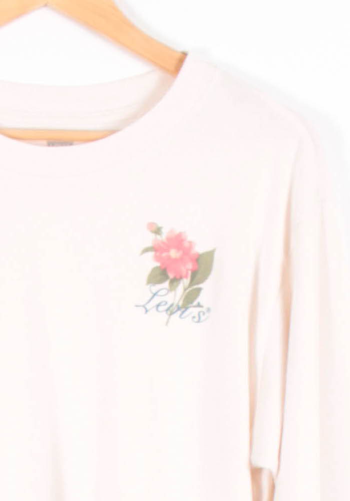 Tommy Badge T-shirt LEVI'S - Seconde main Beige