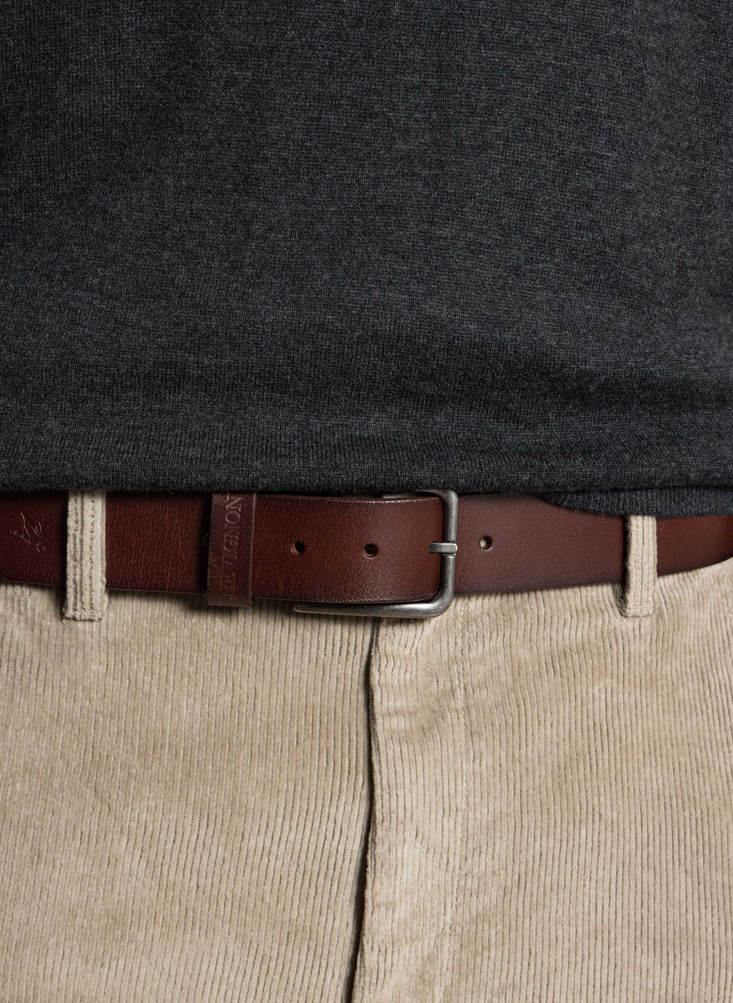 Ceinture en cuir CHEVIGNON Marron