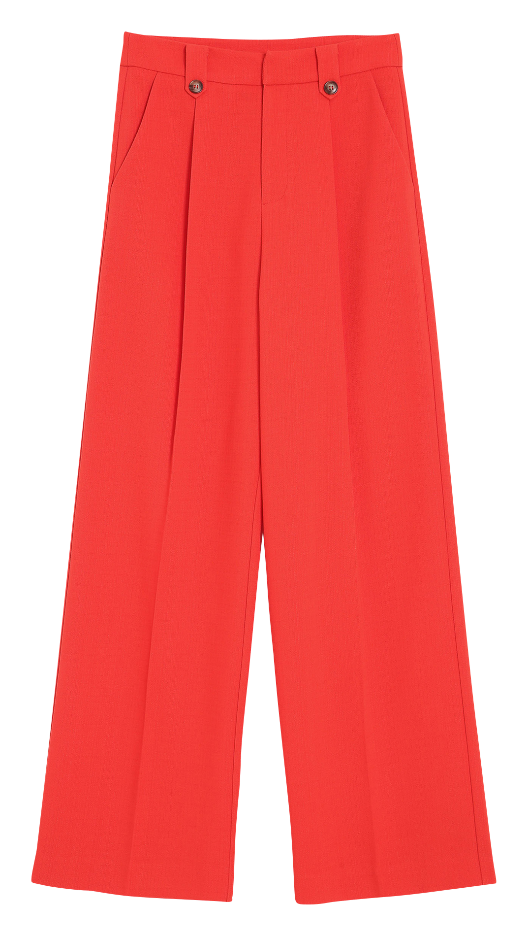 Rechte pantalon in effen kleur GRACE ET MILA Rood