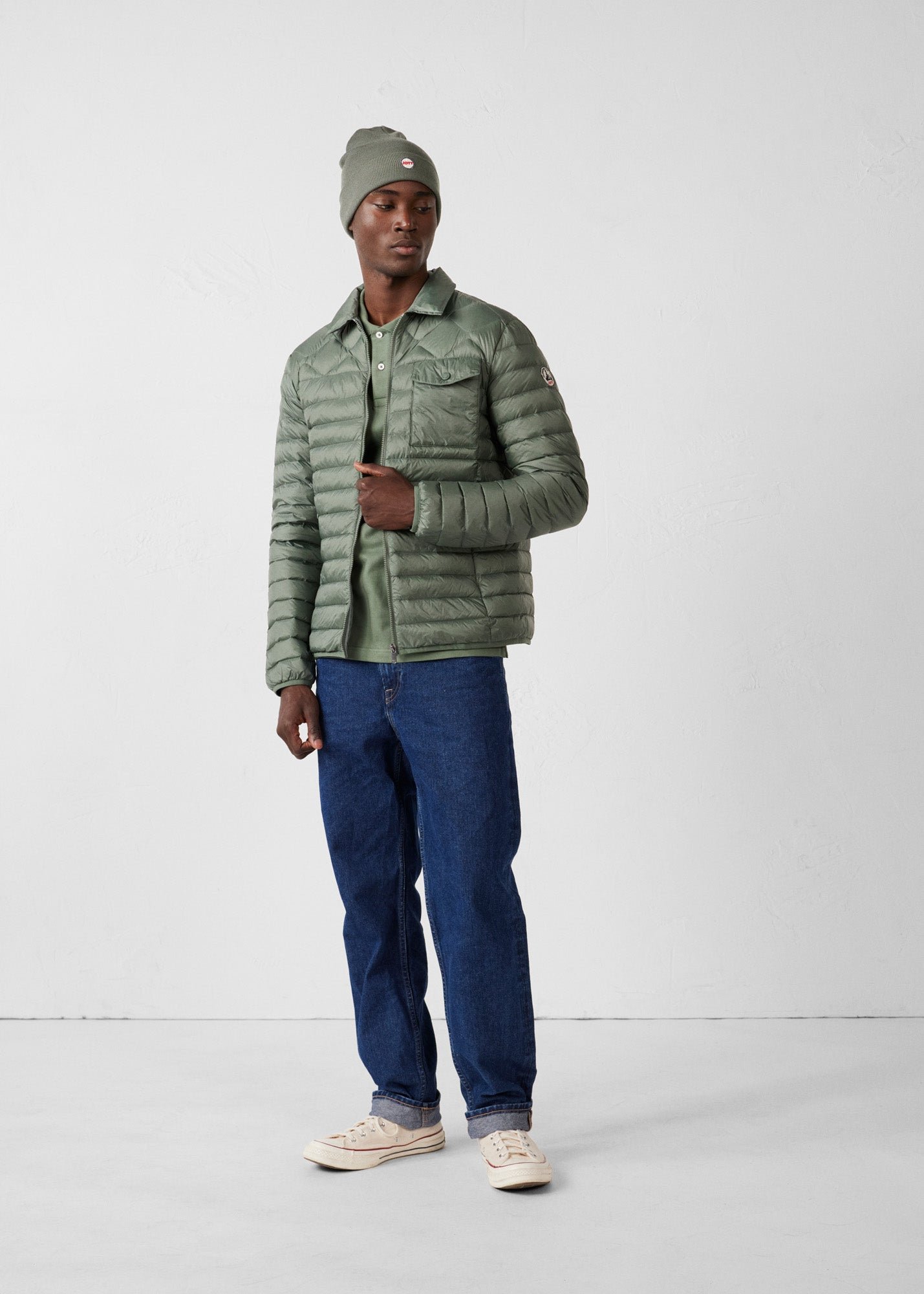 Jacket with shirt collar Ethan JOTT Green