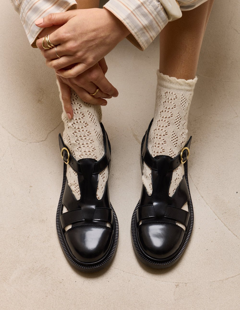 Derby shoes ODAJE Black