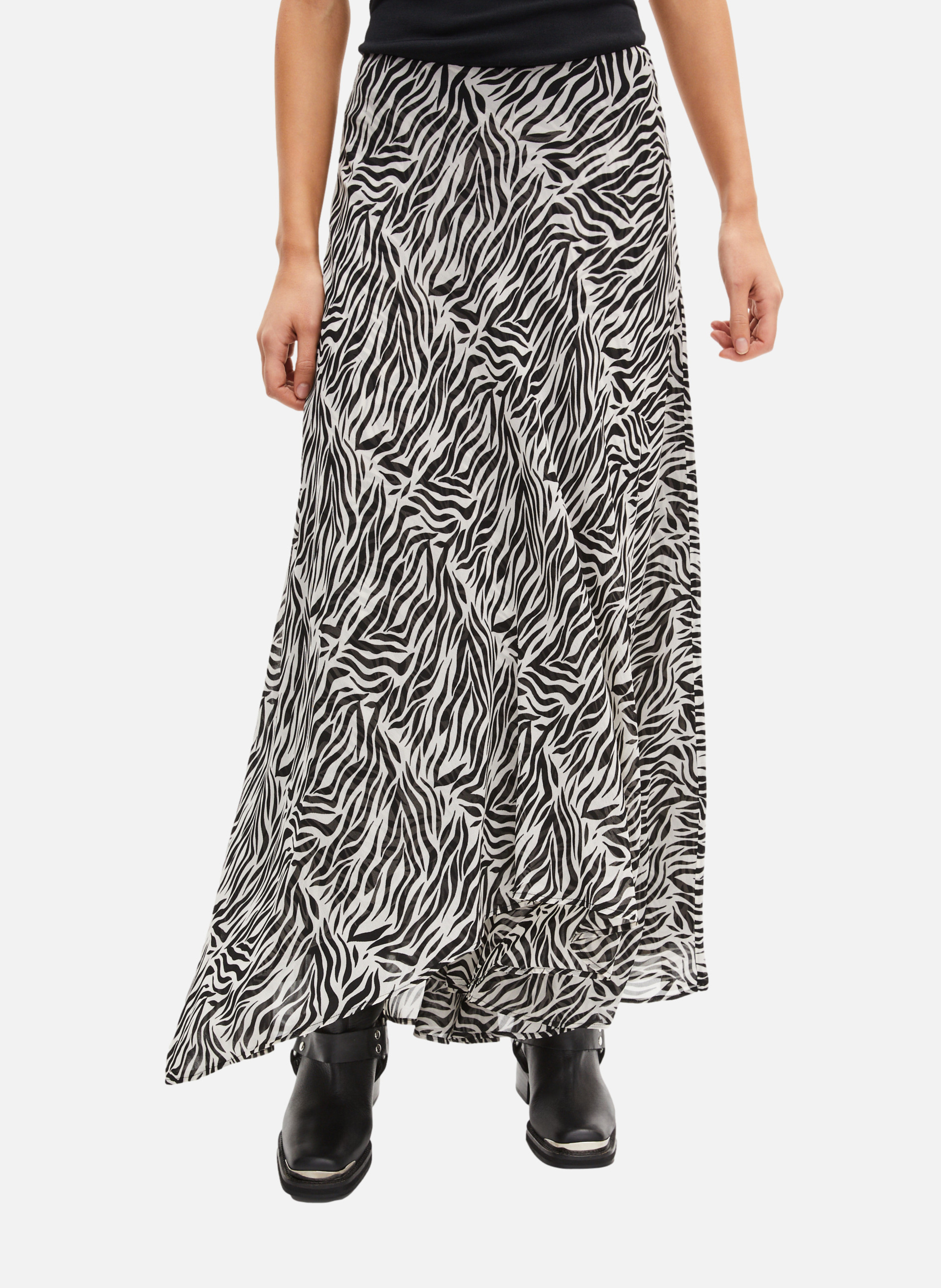 Long printed skirt THE KOOPLES Black
