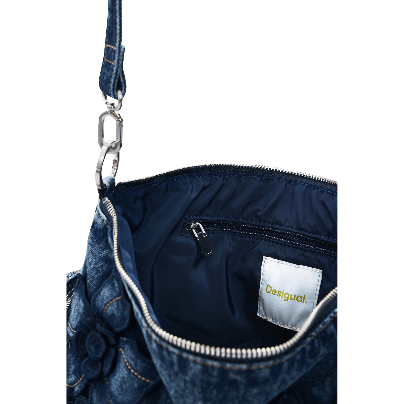Sac à main en denim DESIGUAL Blauw