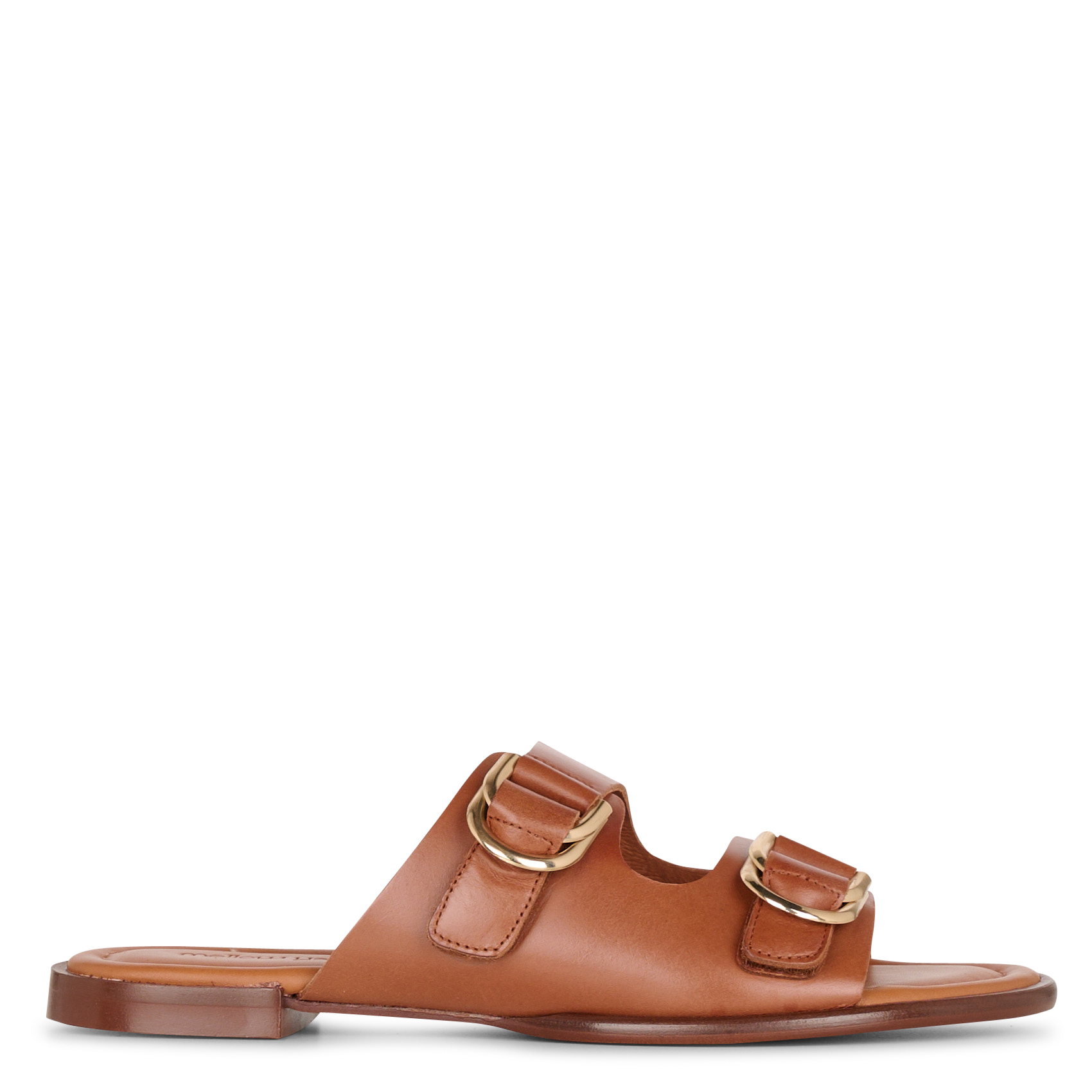 Aouda flat leather sandals MELLOW YELLOW