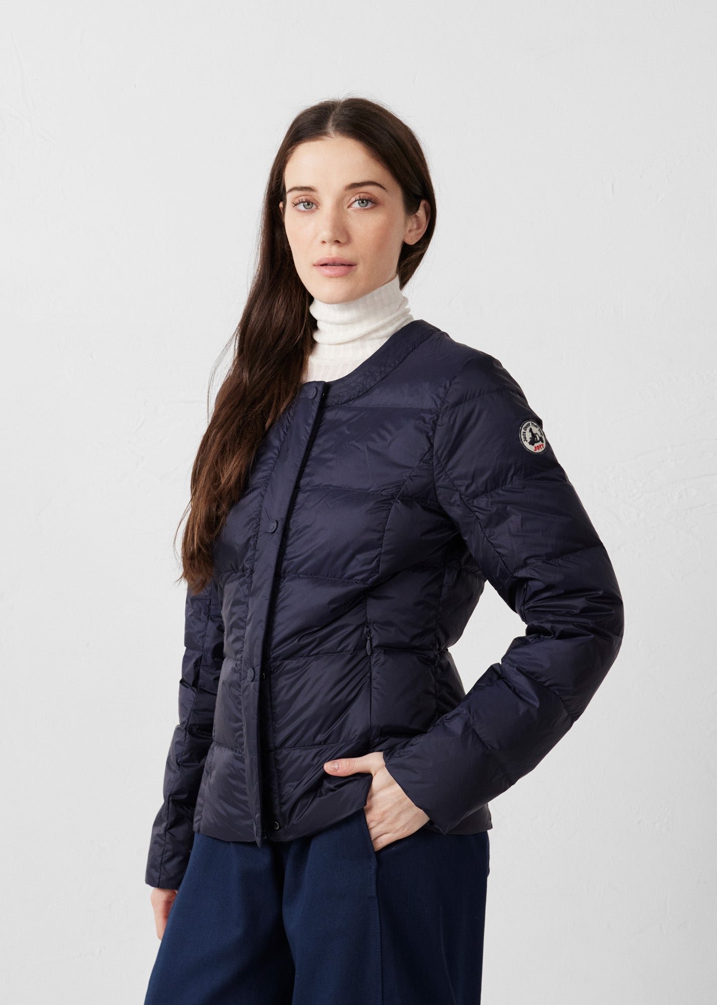 Doudoune inspirée tailleur christy JOTT Bleu