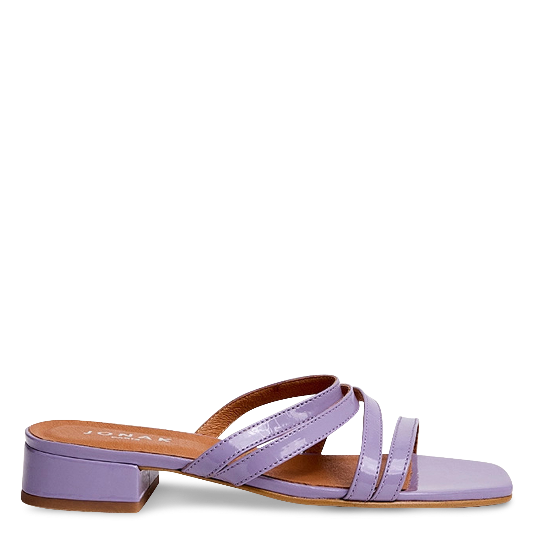 Sandales hautes en cuir JONAK Violet