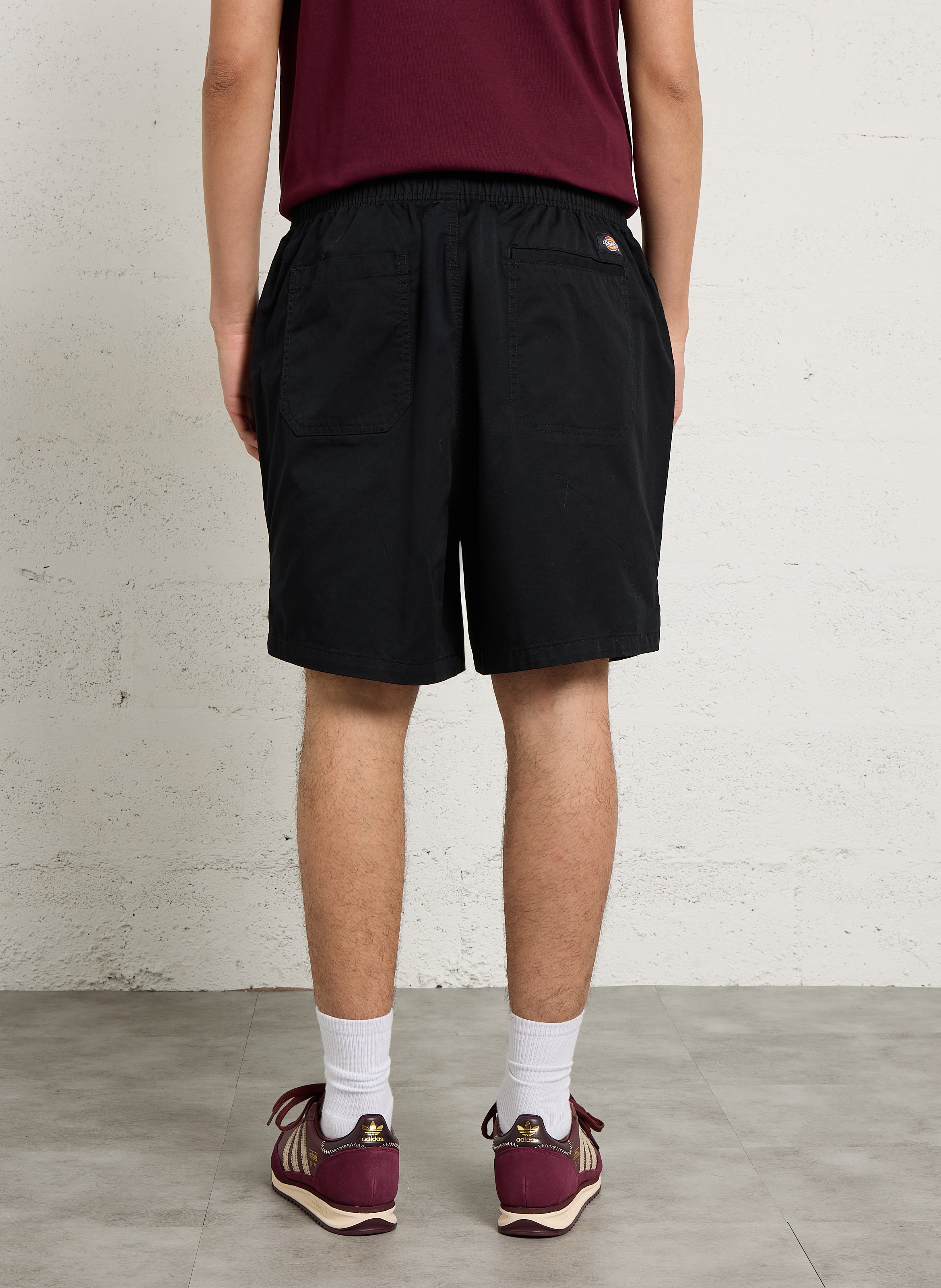 Gerade geschnittene Baumwollshorts DICKIES Schwarz