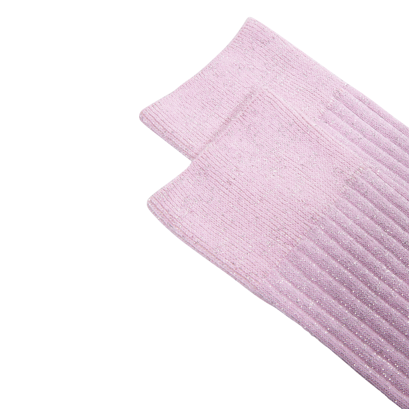 Chaussettes hautes pailletées  ANT45 Rose