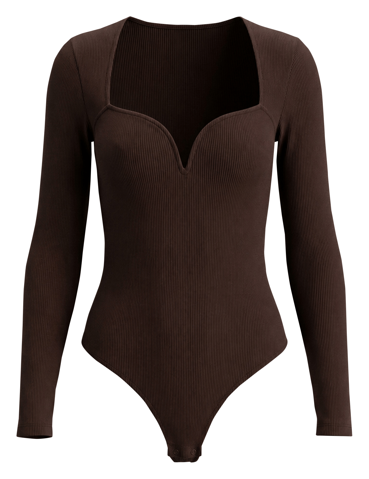 Herz-Ausschnitt Body FLAIR Braun