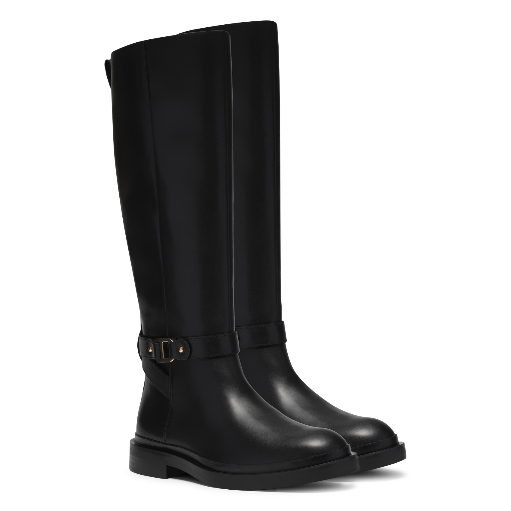 Bottes en cuir CLARKS Noir