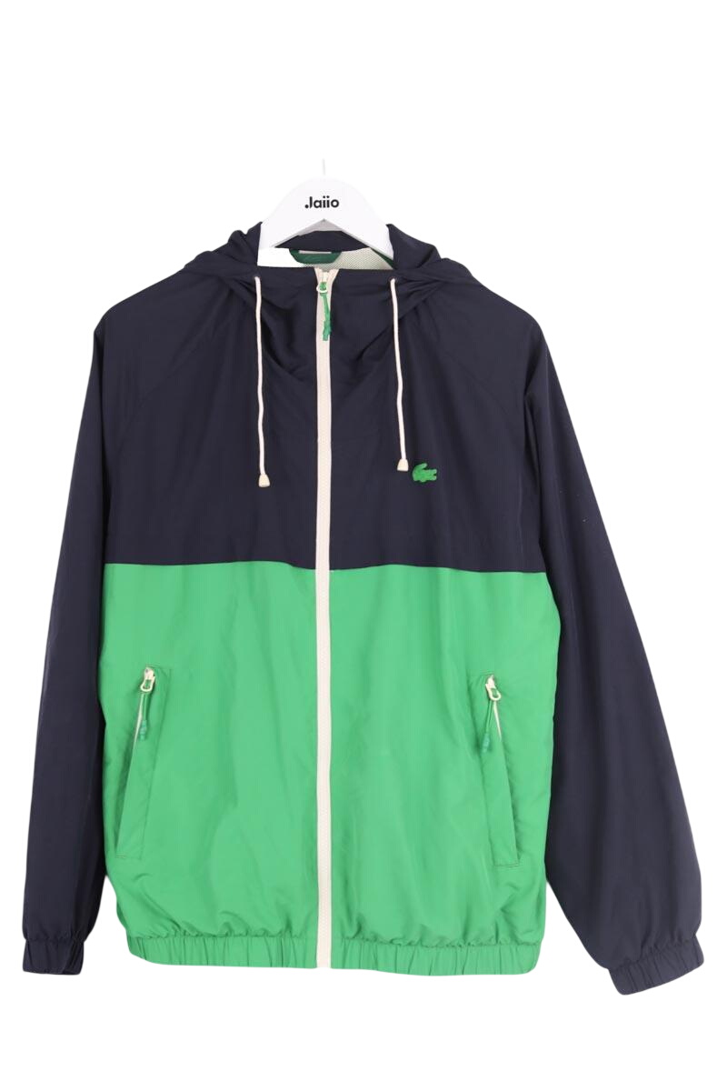 Regular-fit organic cotton jacket with sherpa collar LACOSTE - SECONDE MAIN Blue