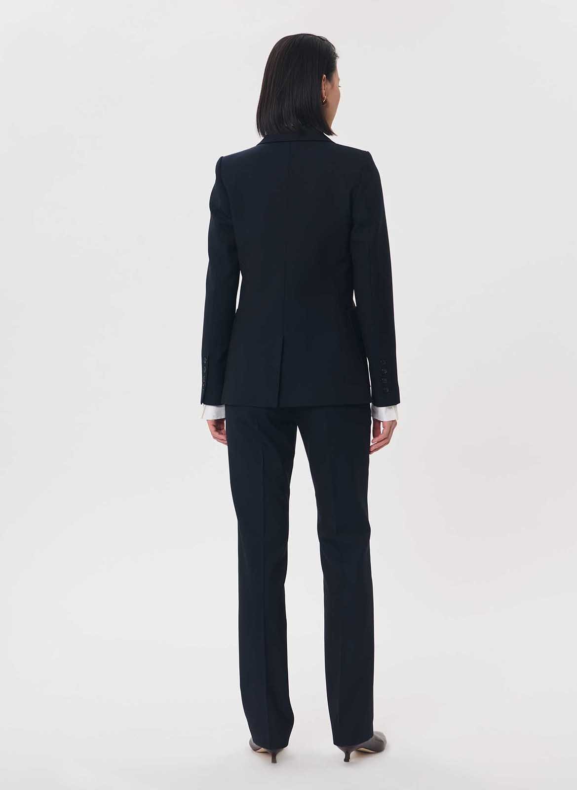 Fitted blazer TARA JARMON Blue