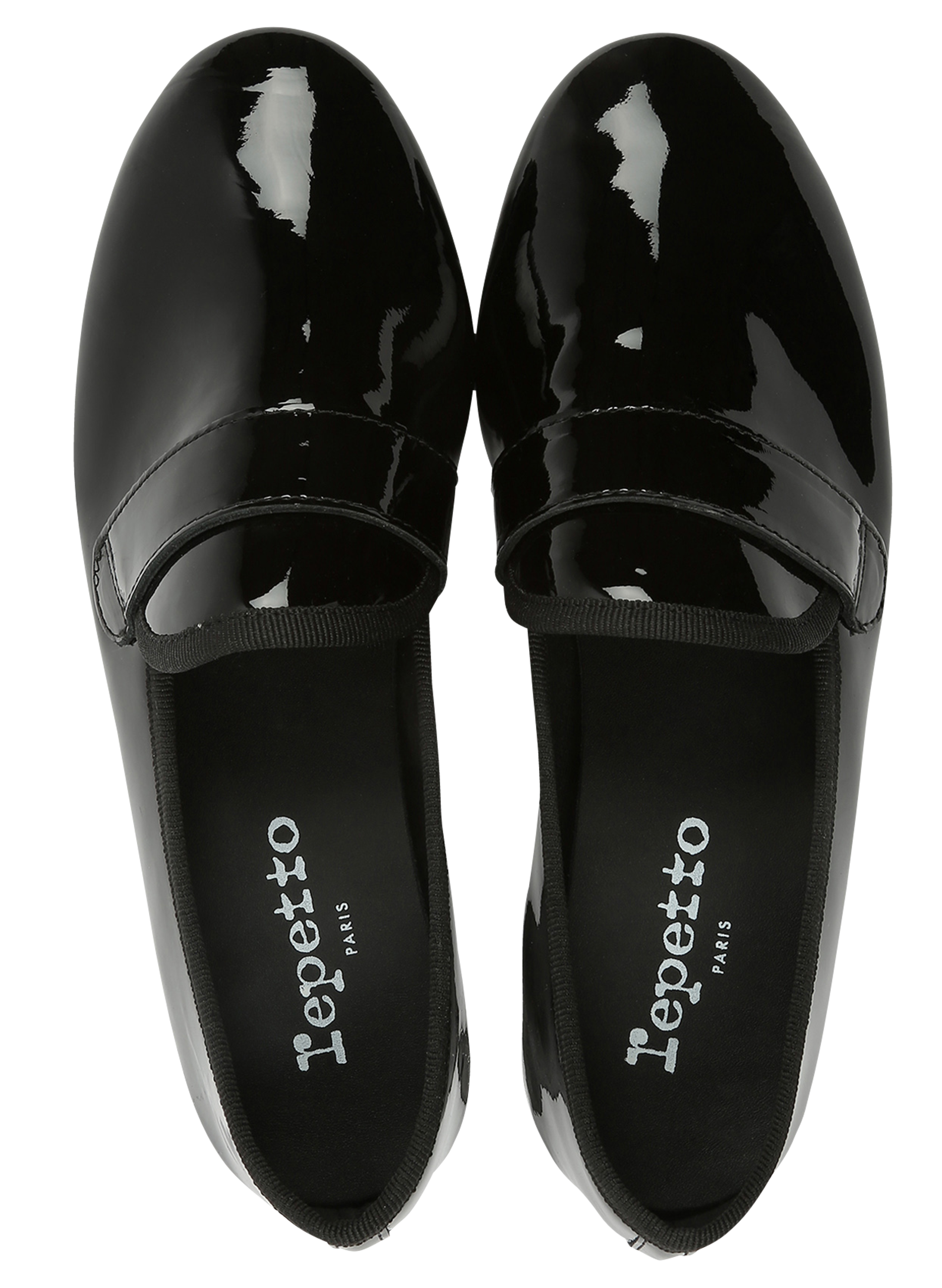 Lakleren loafers REPETTO Zwart