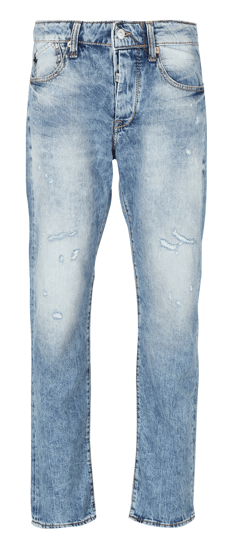 Straight Cut Jeans aus Baumwolle BlauLE TEMPS DES CERISES