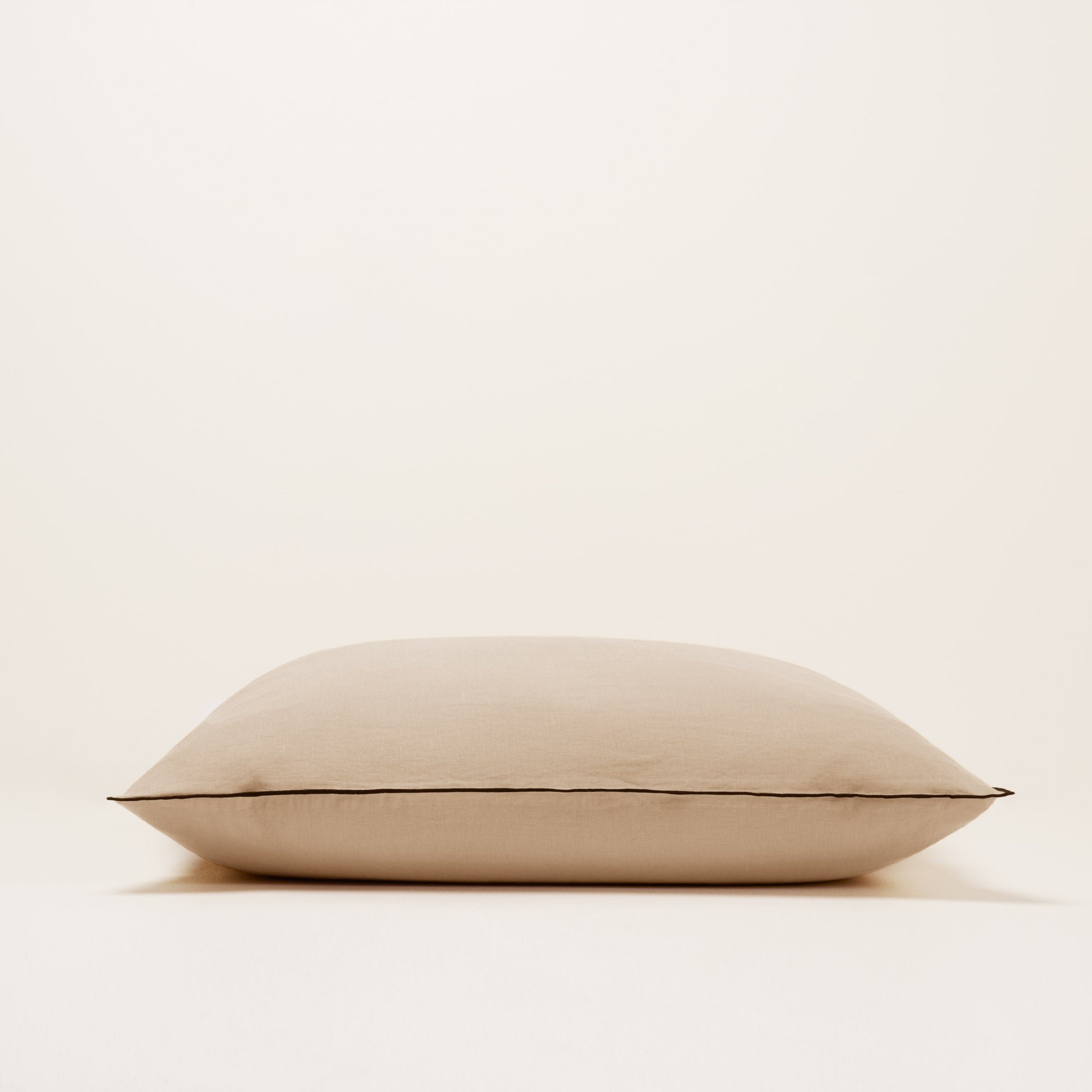 Set of 2 cotton pillowcases MADURA Beige