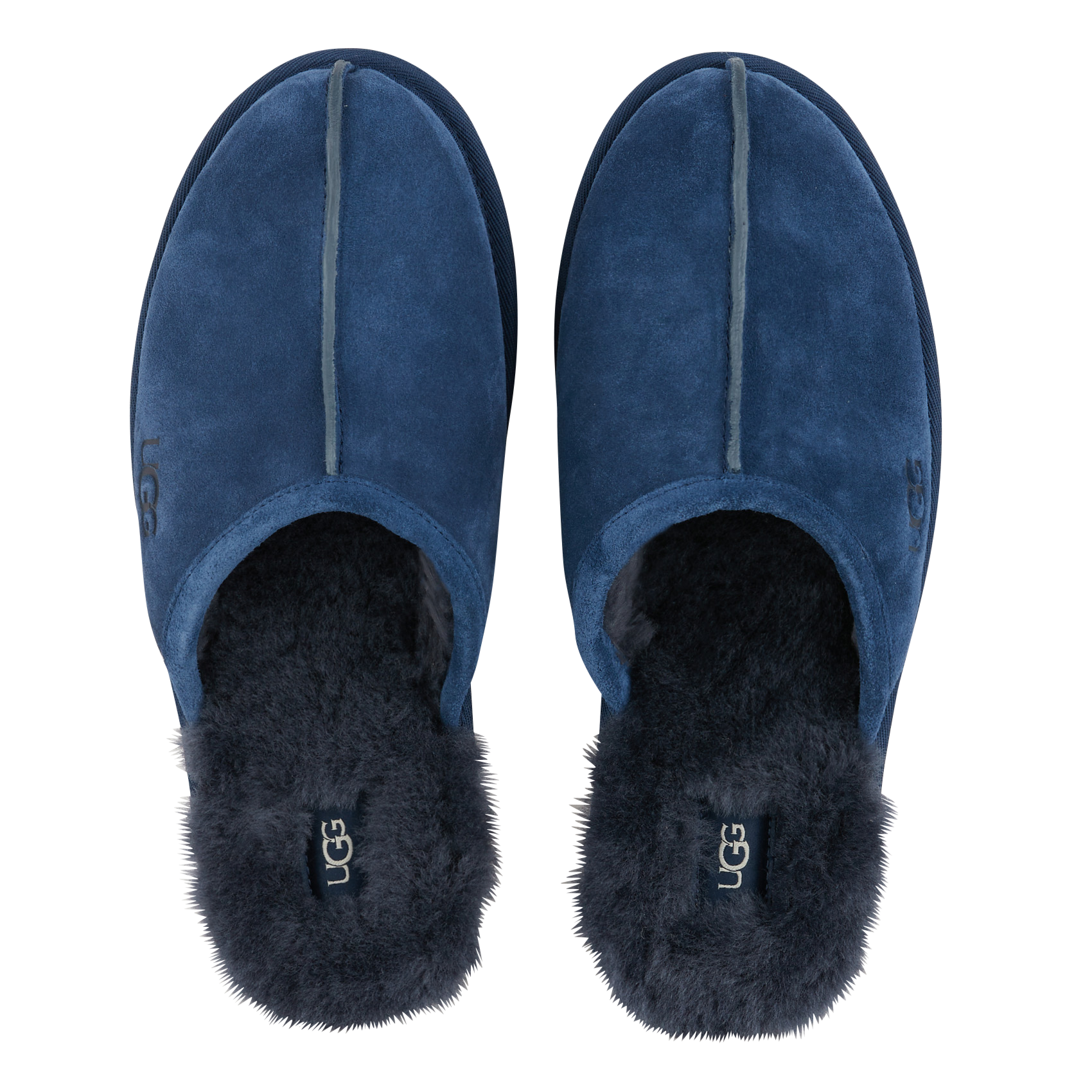 Gefütterte Hausschuhe aus Lammfell UGG Blau