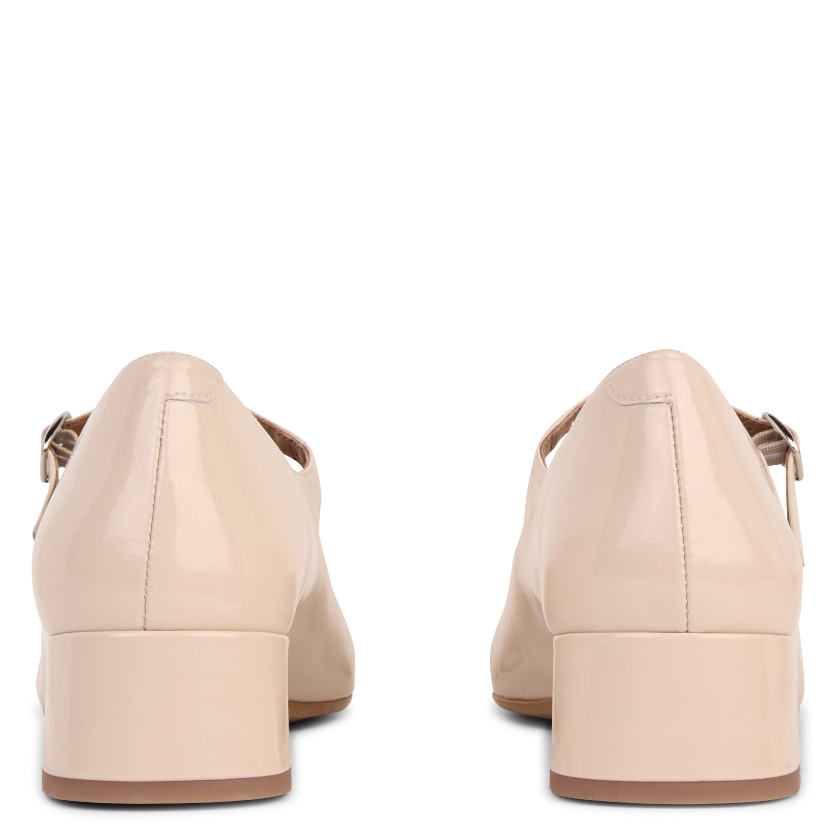 Babies à petit talon en cuir  MELLOW YELLOW Beige