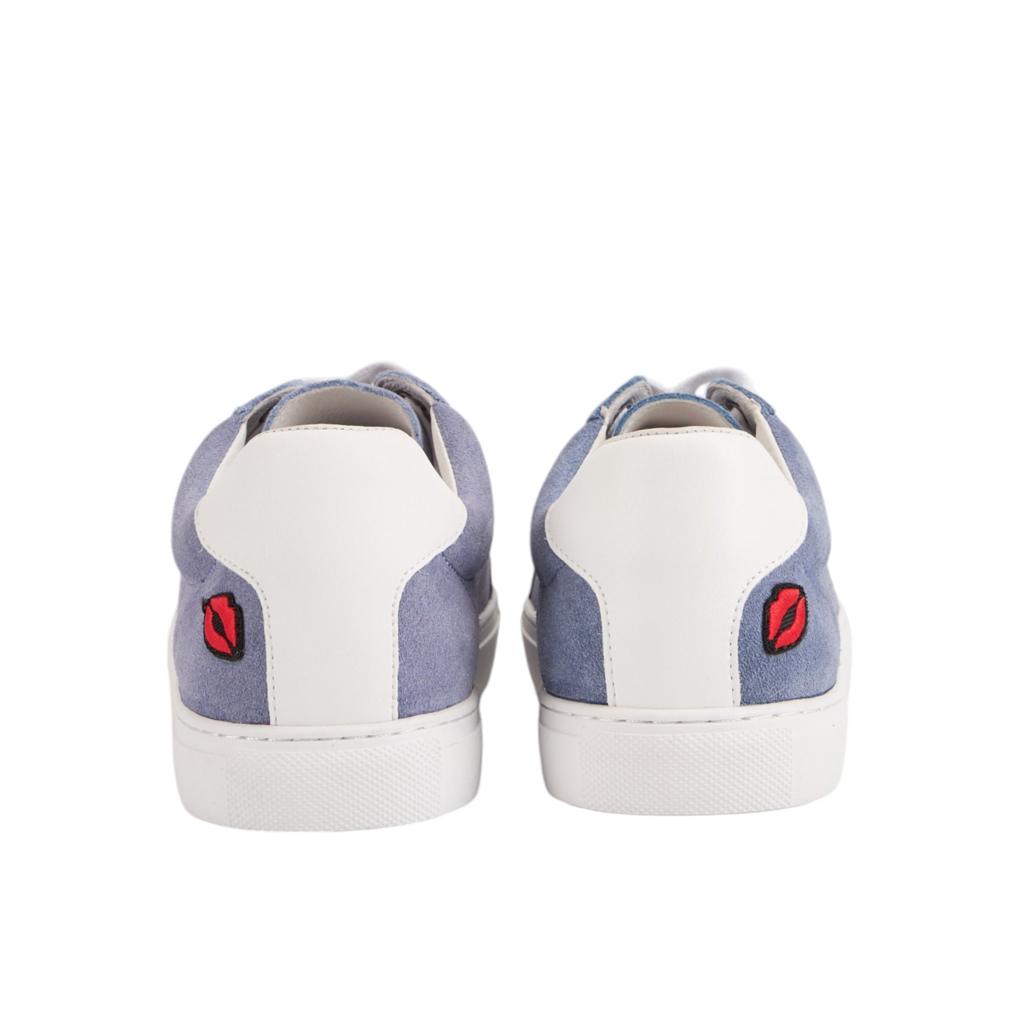 Jimmy leather sneakers BONS BAISERS PARIS Purple