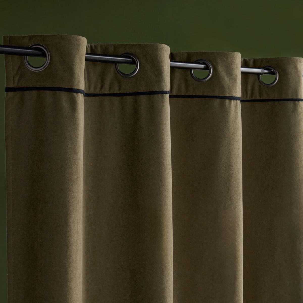 Insulating and blackout curtain TODAY LINGE DE MAISON Green