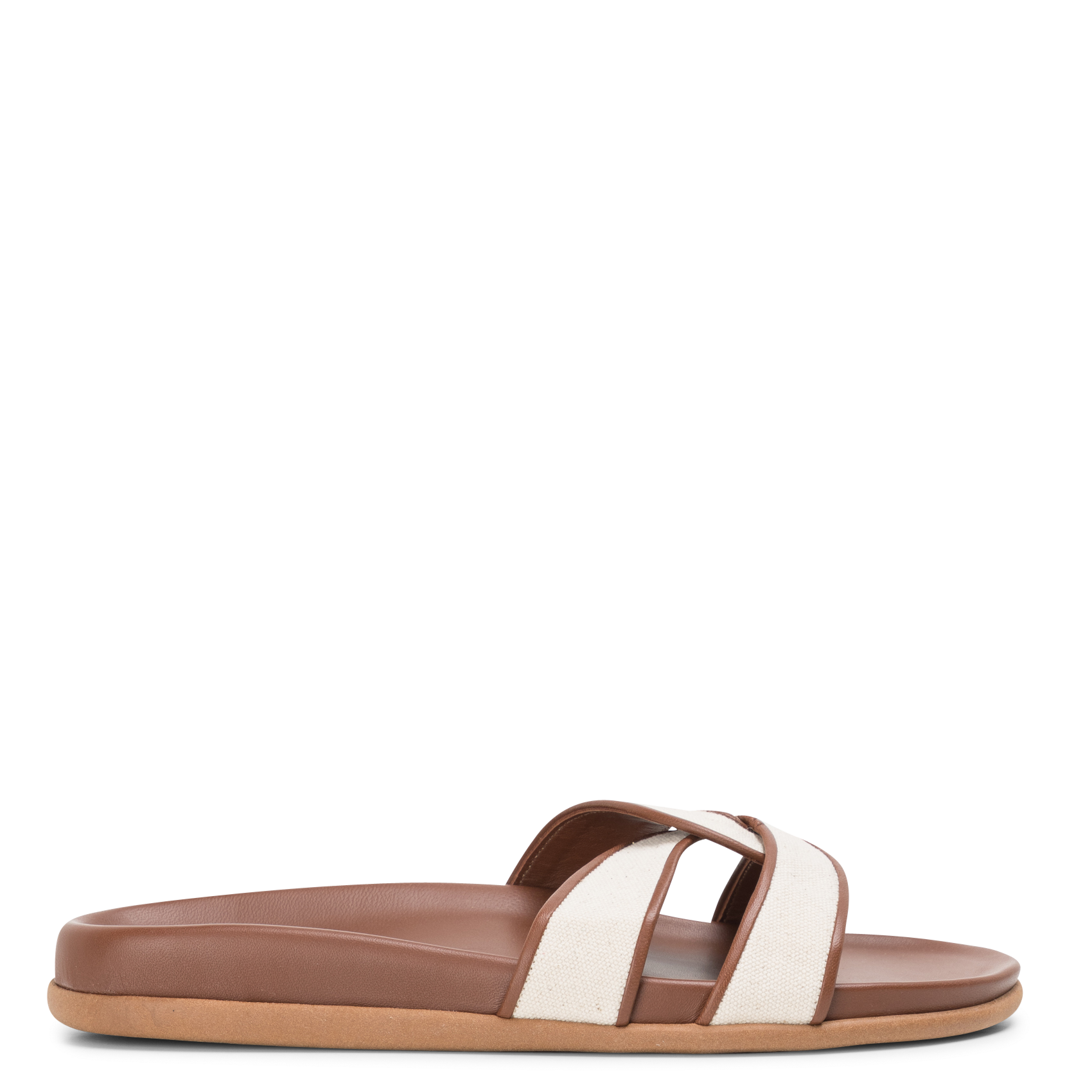 Sandales plates en cuir ANCIENT GREEK SANDALS Beige