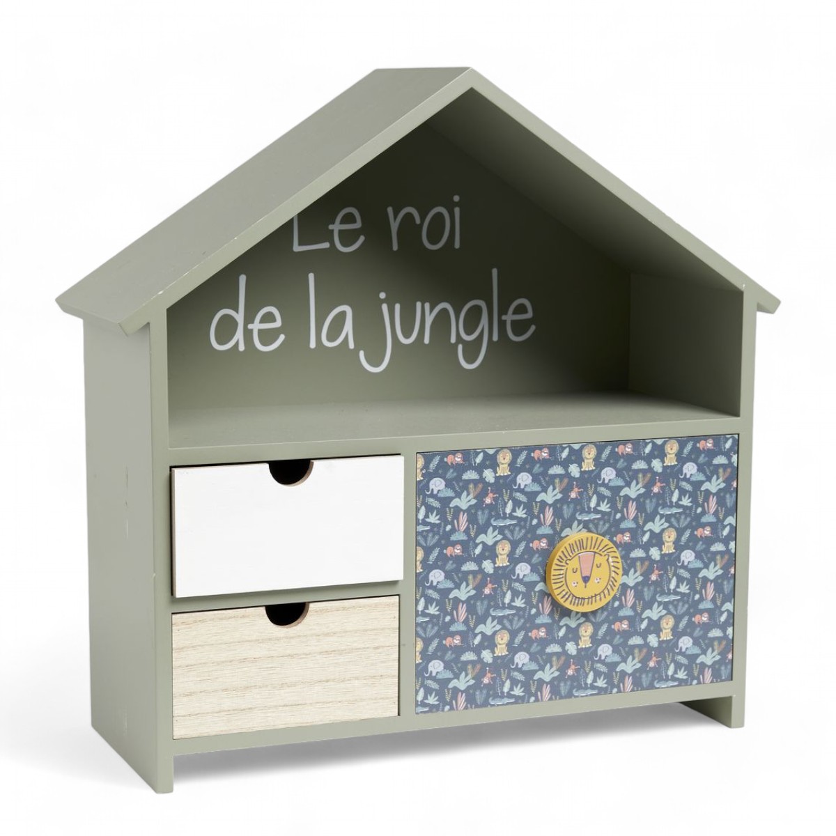 Children's secret box in MDF Green