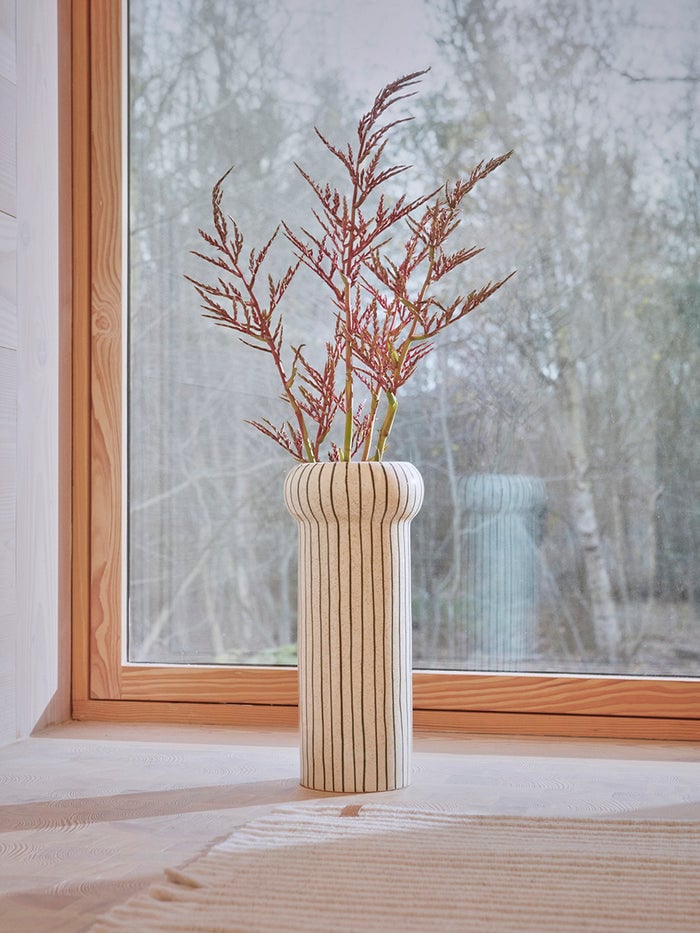 Stoneware vase OYOY LIVING DESIGN Green