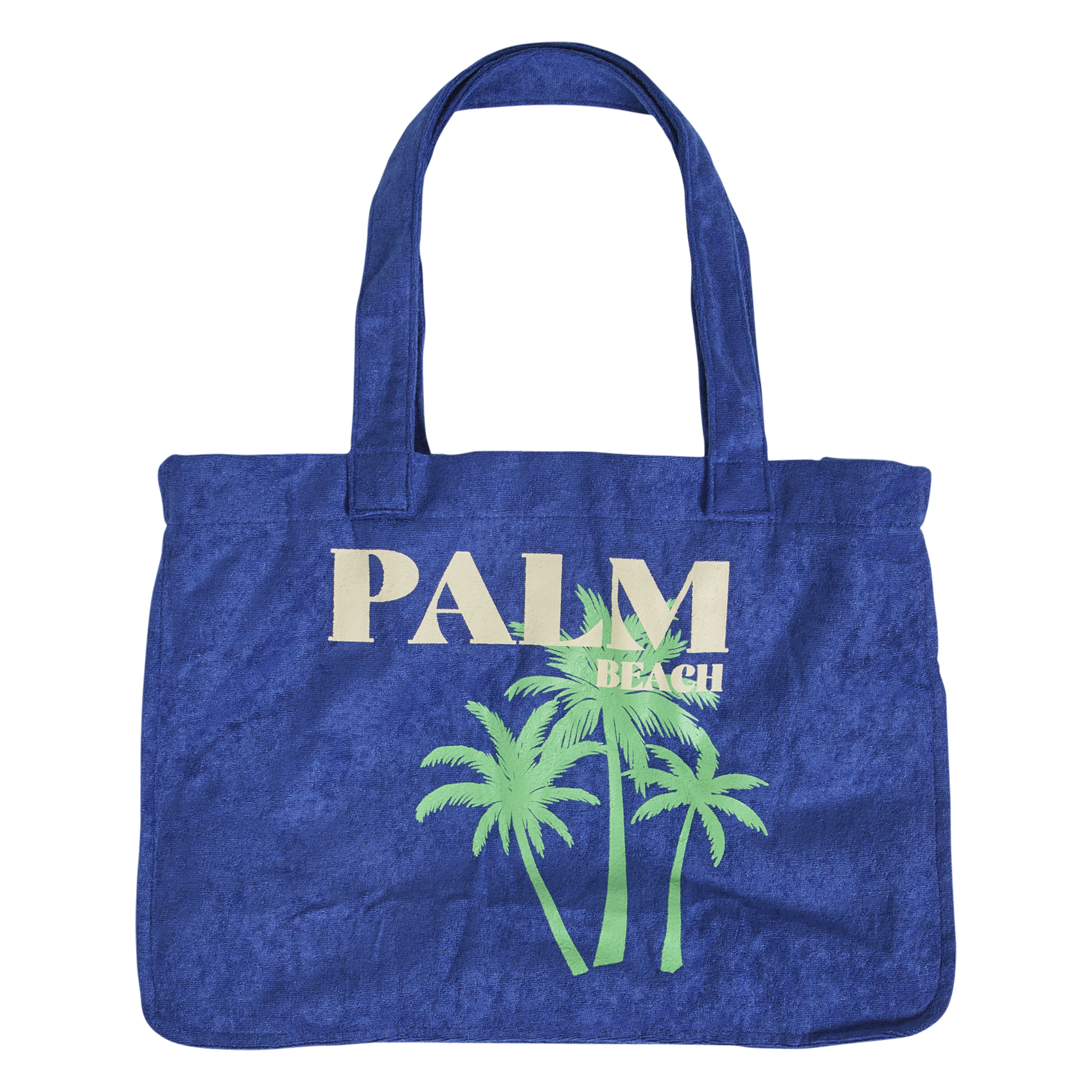 Cotton-blend tote bag VILA Blue