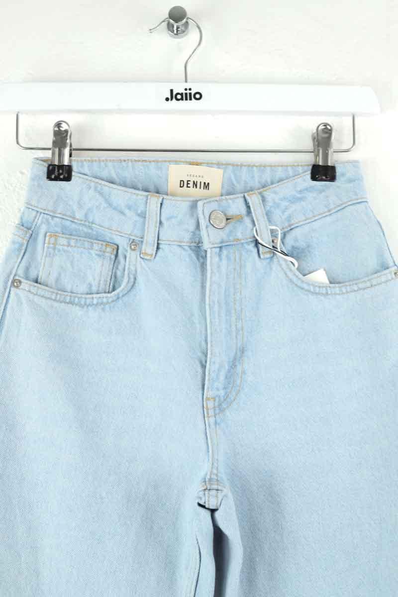 Cotton straight jeans SEZANE - Seconde main Blue