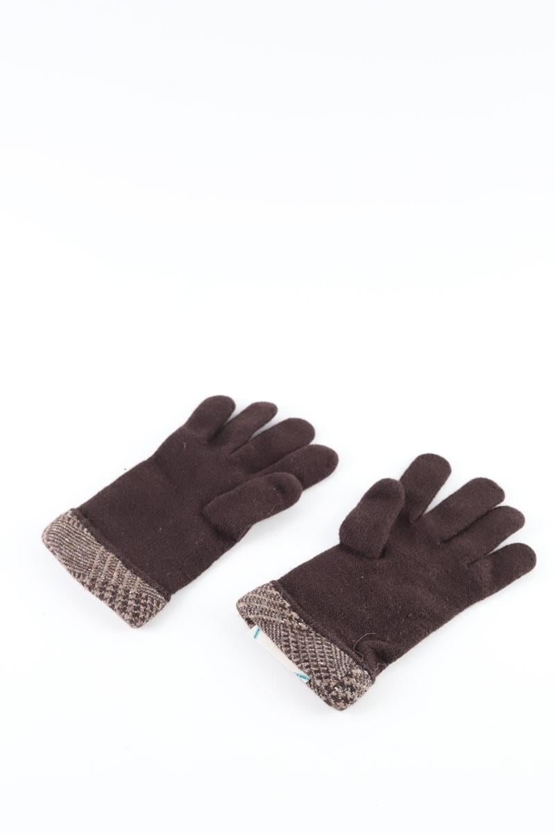 Gants en laine KENZO - SECONDE MAIN Brown