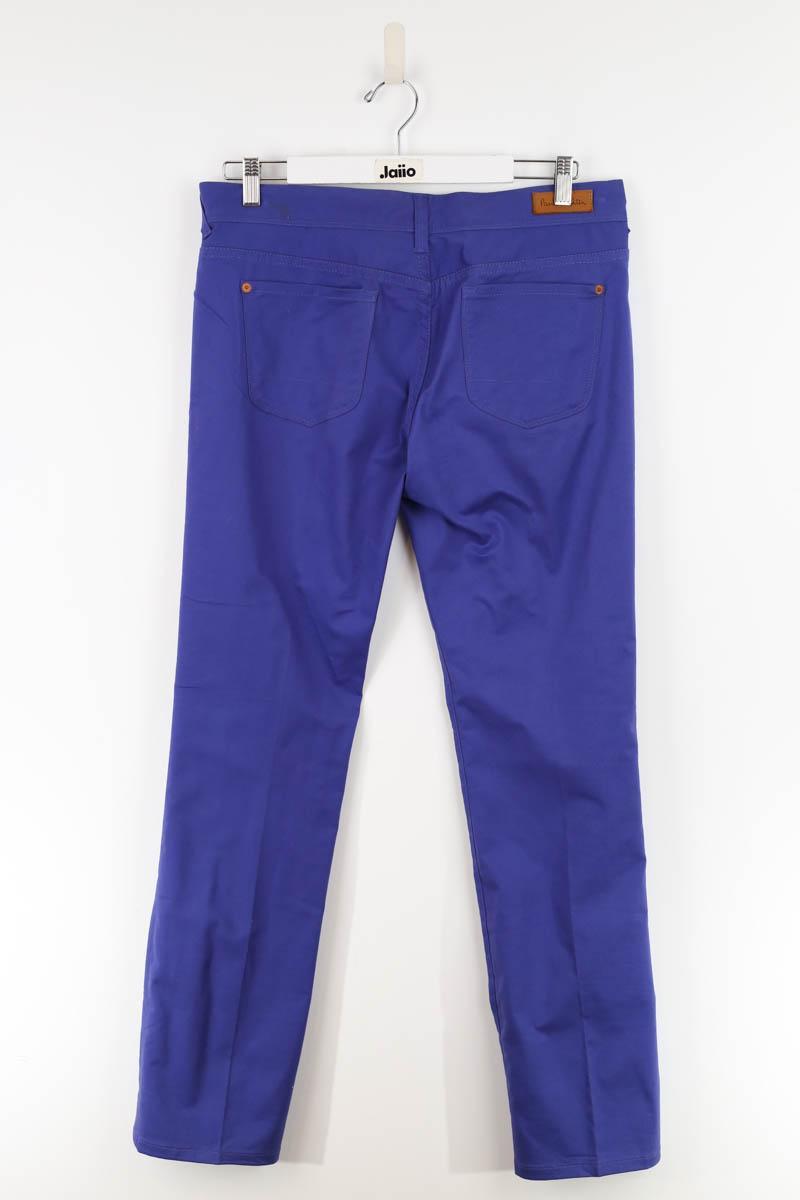Slim-fit cotton cargo pants PAUL SMITH - Seconde main Purple