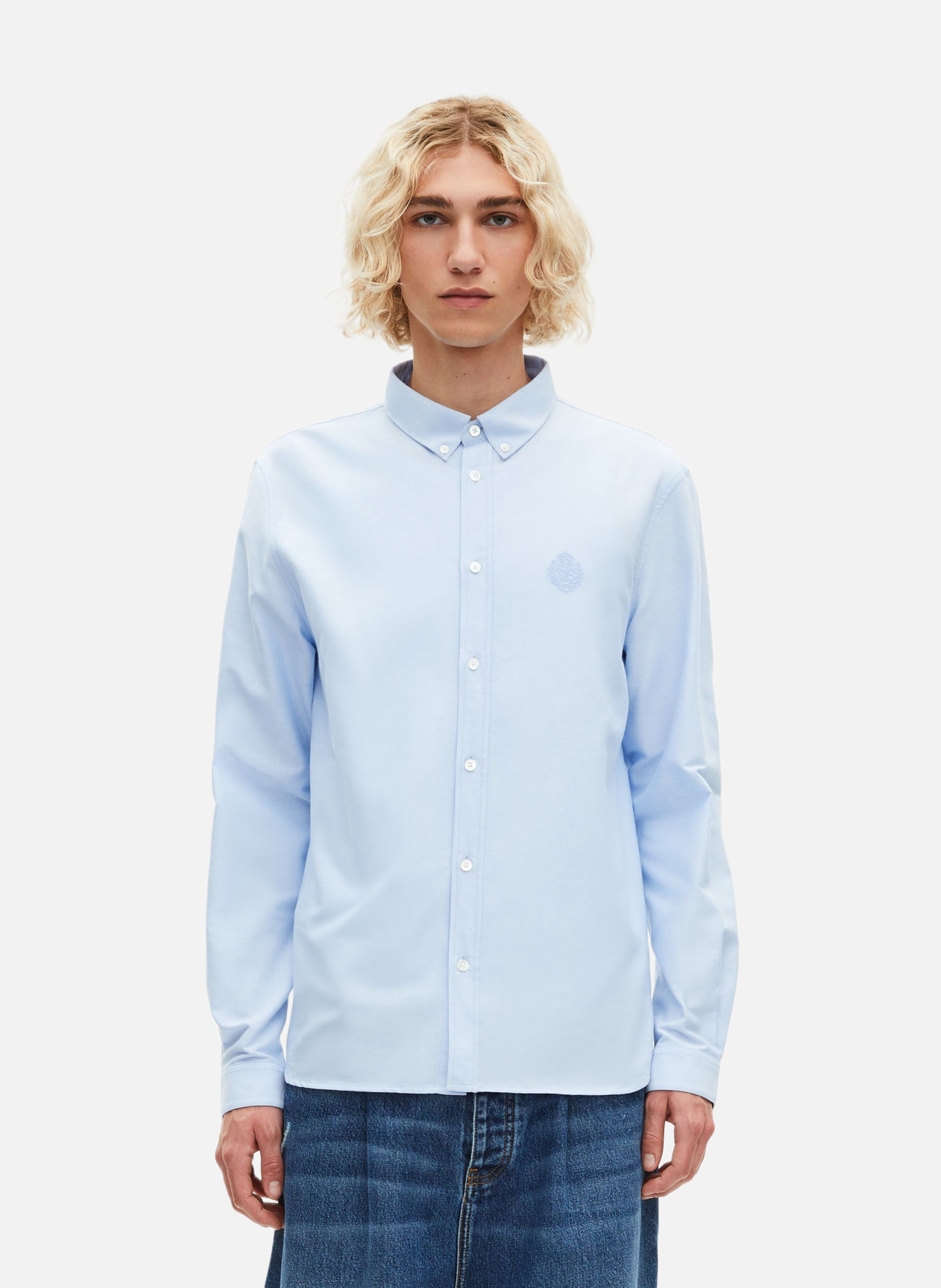 Formal shirt with classic collar THE KOOPLES Blue