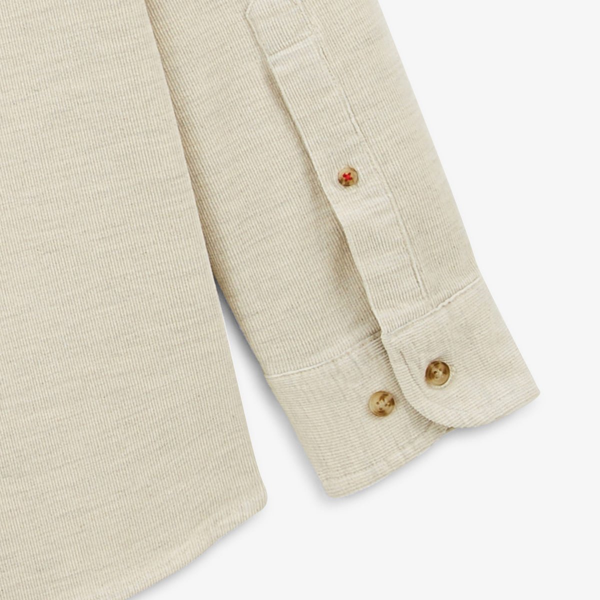 Solid velvet long-sleeve shirt SERGE BLANCO White