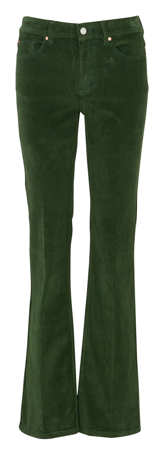 Pantalon boot-cut en coton mélangé MKT Vert