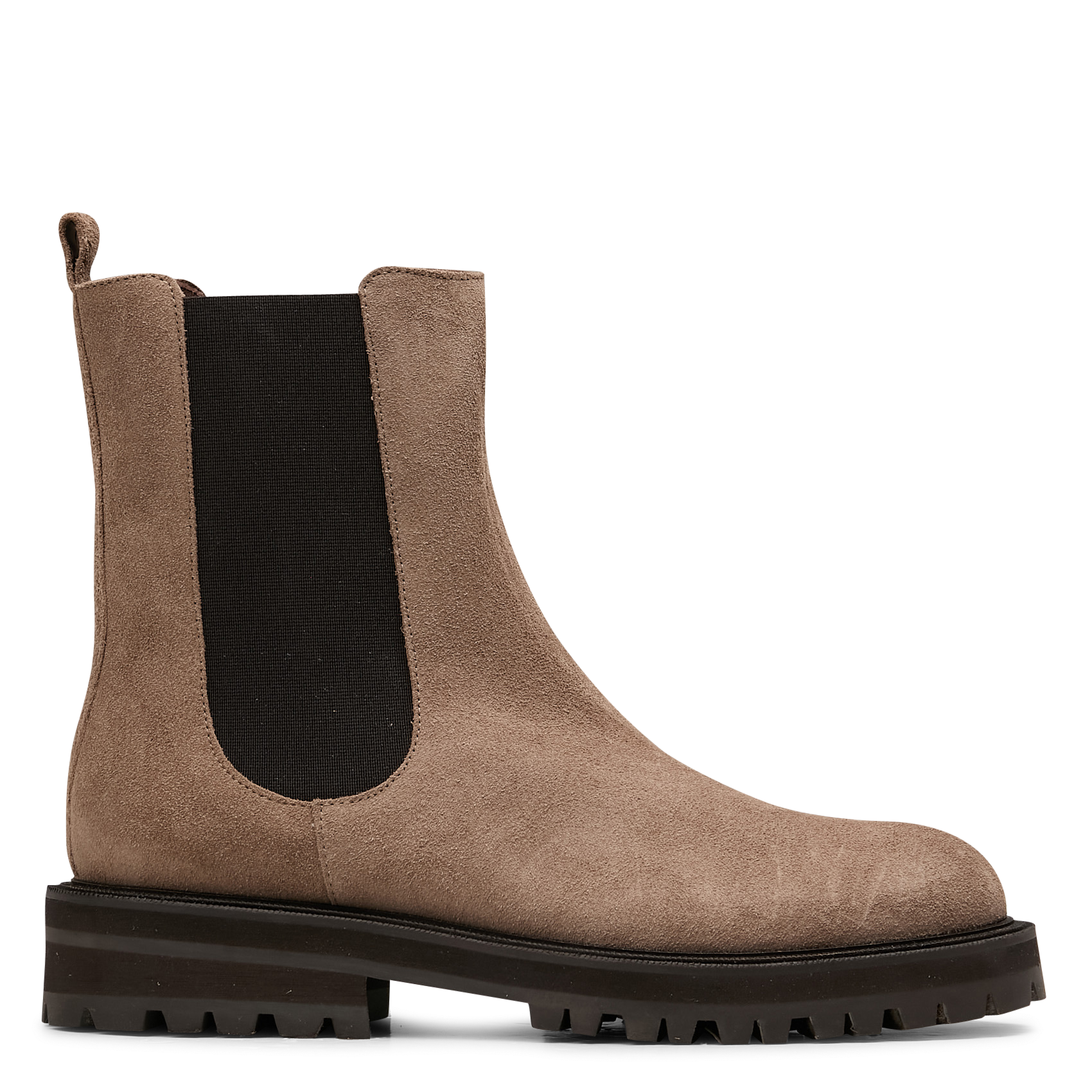 Bottines à enfiler en cuir suédé MAISON 123 Gris