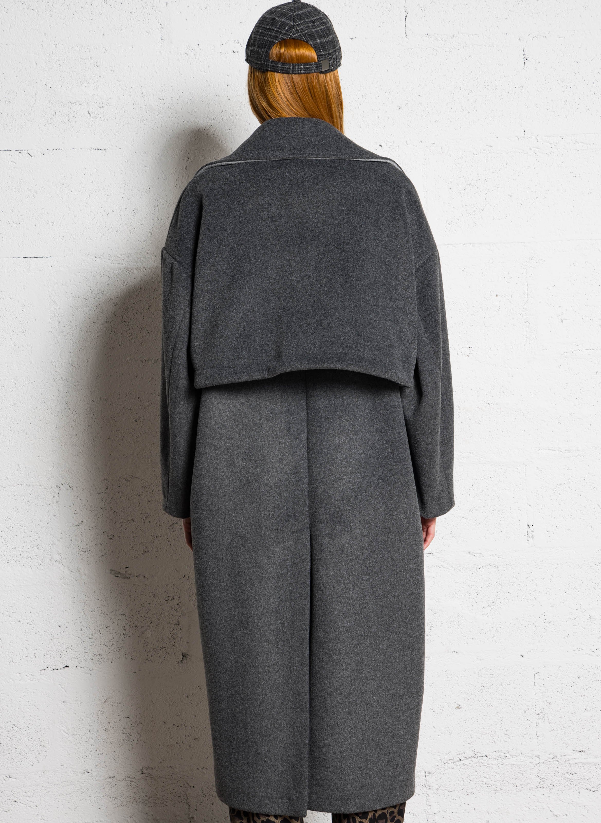 Manteau col classique  IMPERIAL Gris