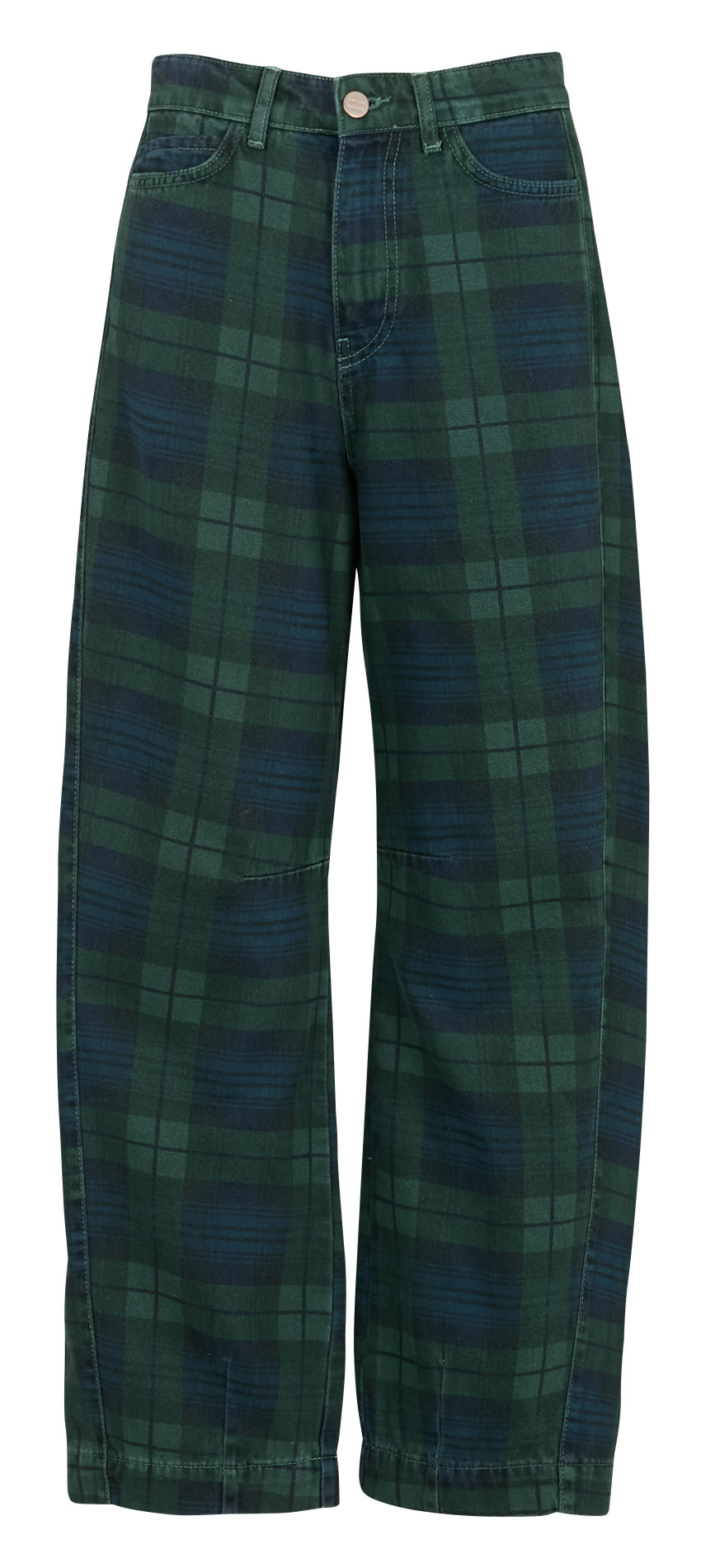 Jean droit à carreaux DAMSON MADDER Bleu
