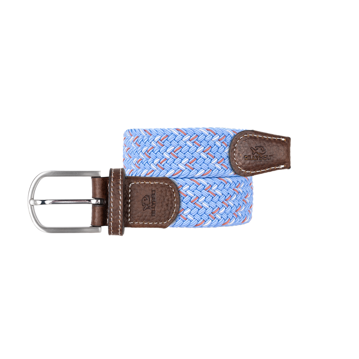 Multicolored braided elastic belt BILLYBELT