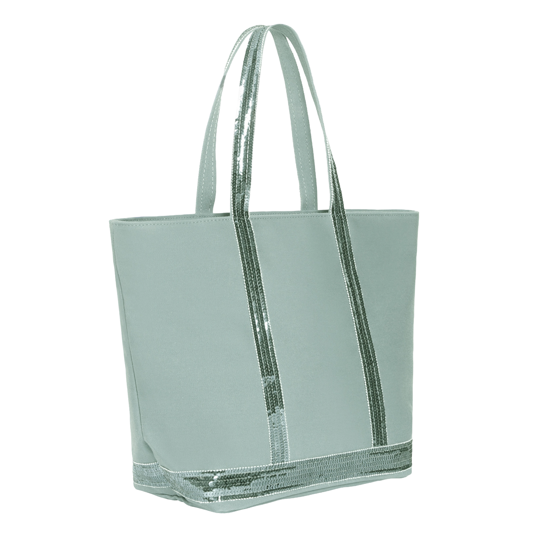 Shopper aus Baumwolle Grun