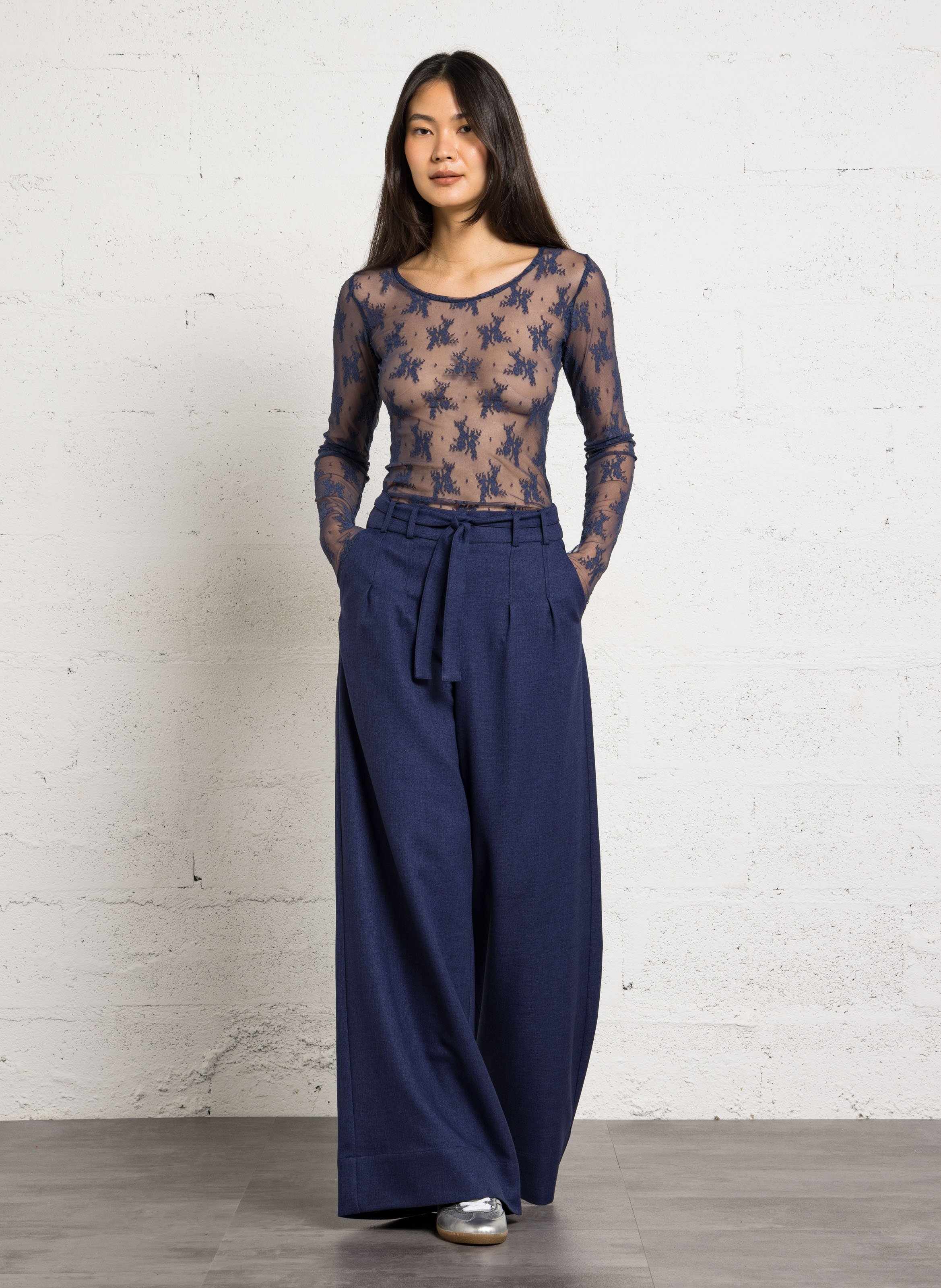Wide trousers MAISON 123 Purple
