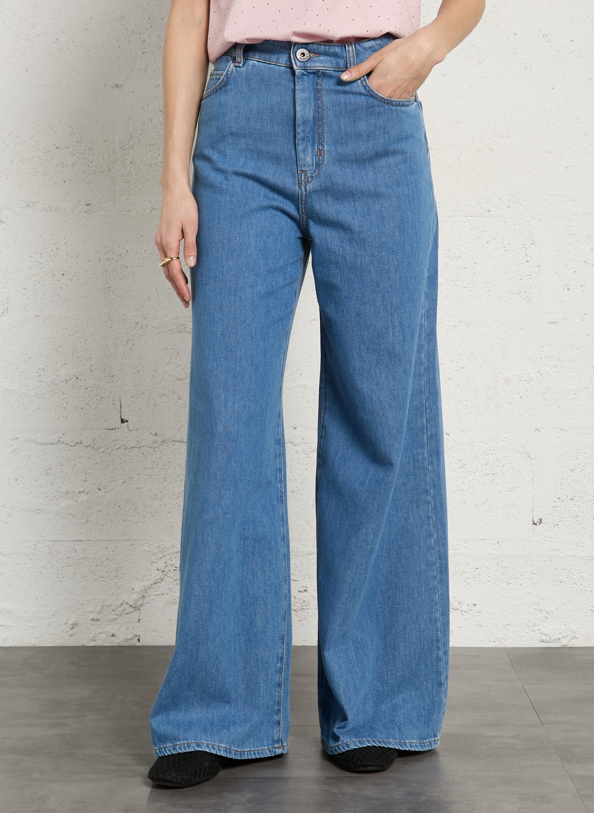 Jean large en coton MAX MARA WEEK END