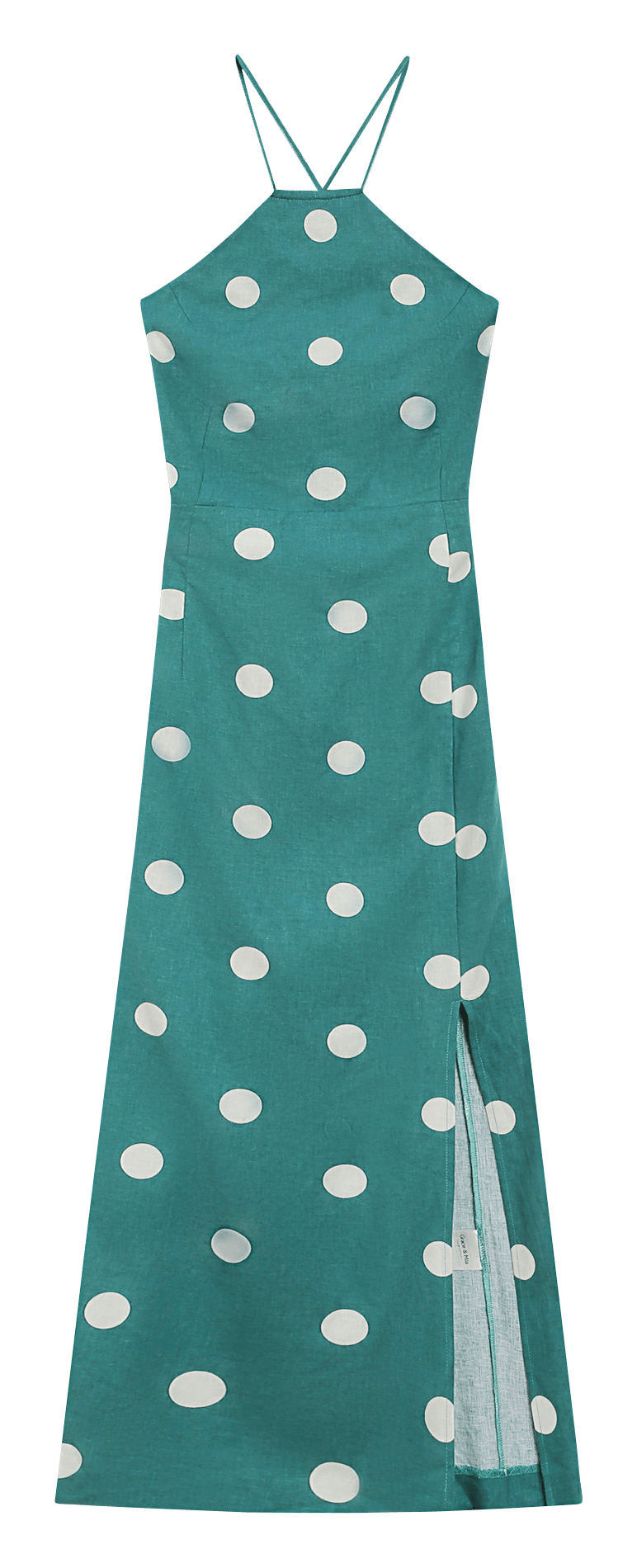 Maxikleid mit Button-down-Kragen GRACE ET MILA Grun