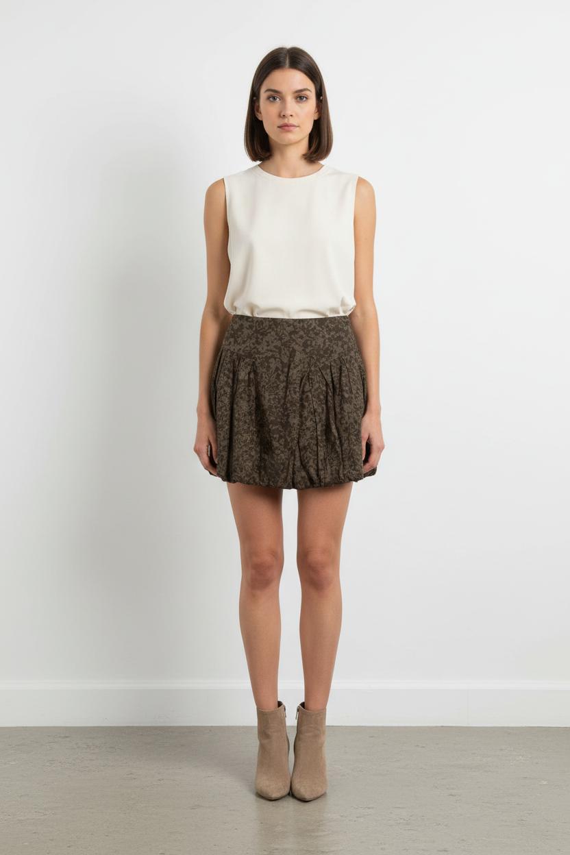 Short & midi skirt COMPTOIR DES COTONNIERS - Seconde main Green