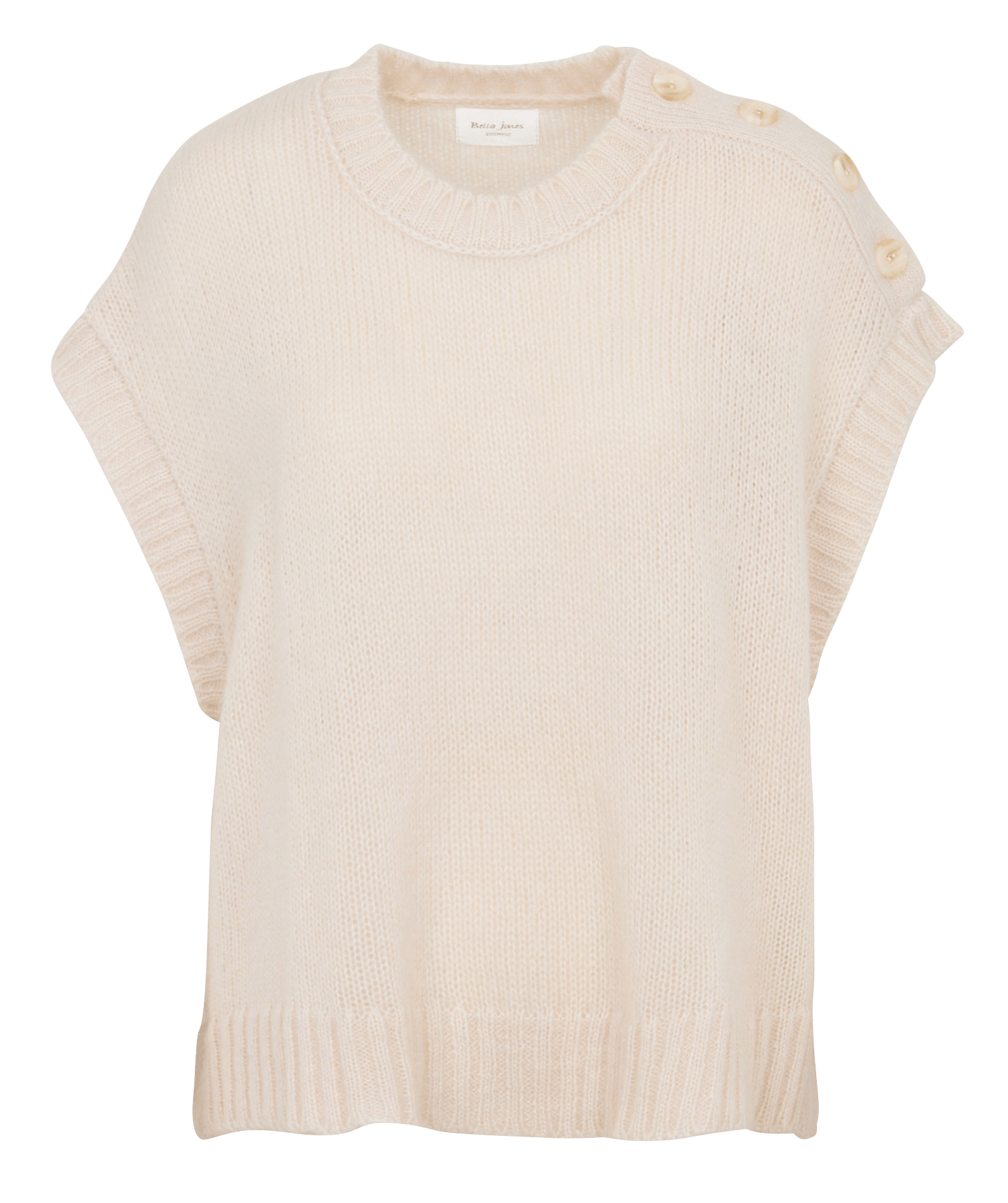 Round-neck wool-blend sweater BELLA JONES
