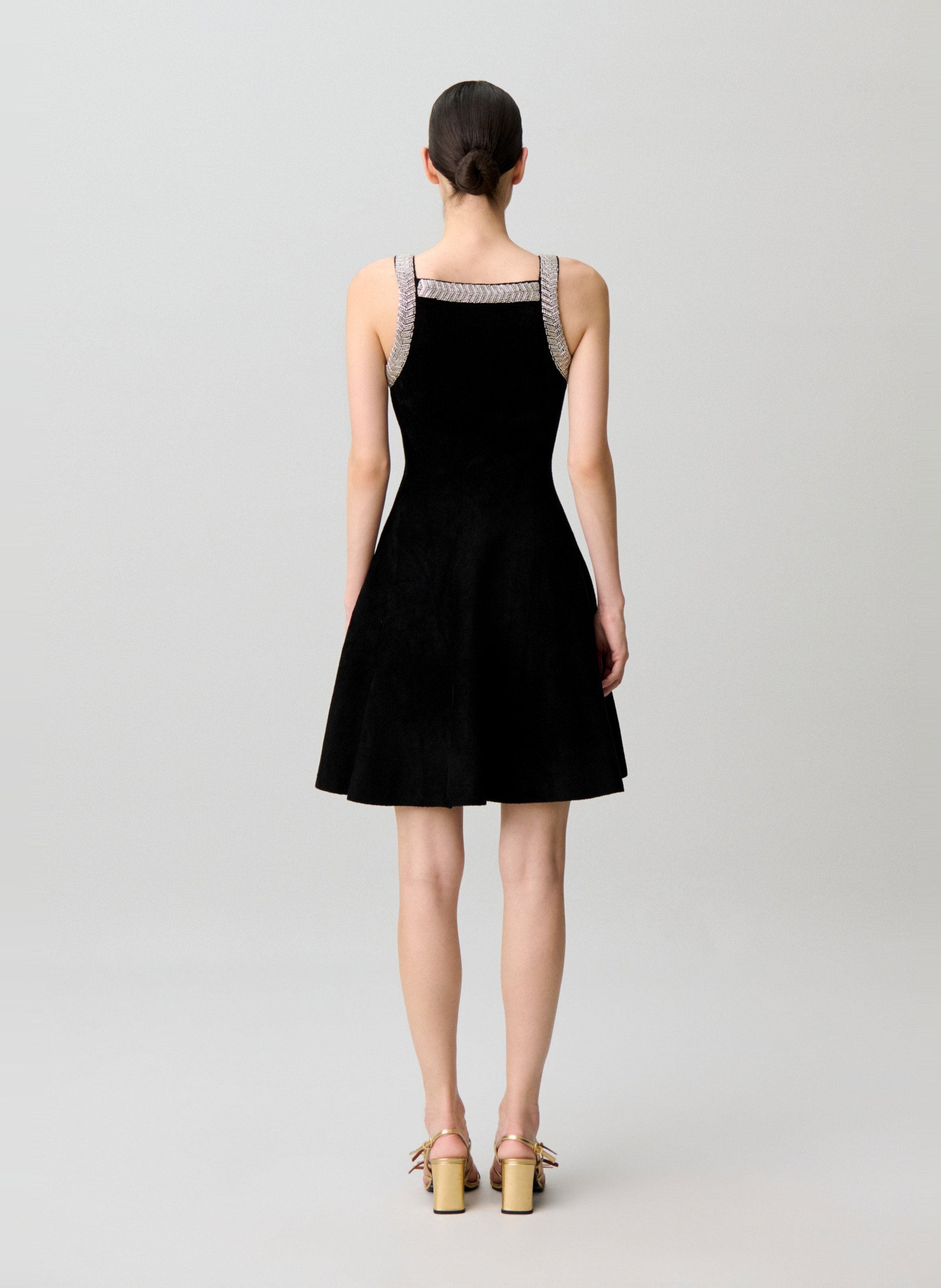 Robe courte évasée CLAUDIE PIERLOT Noir