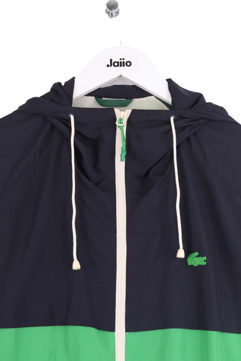 Regular-fit organic cotton jacket with sherpa collar LACOSTE - SECONDE MAIN Blue