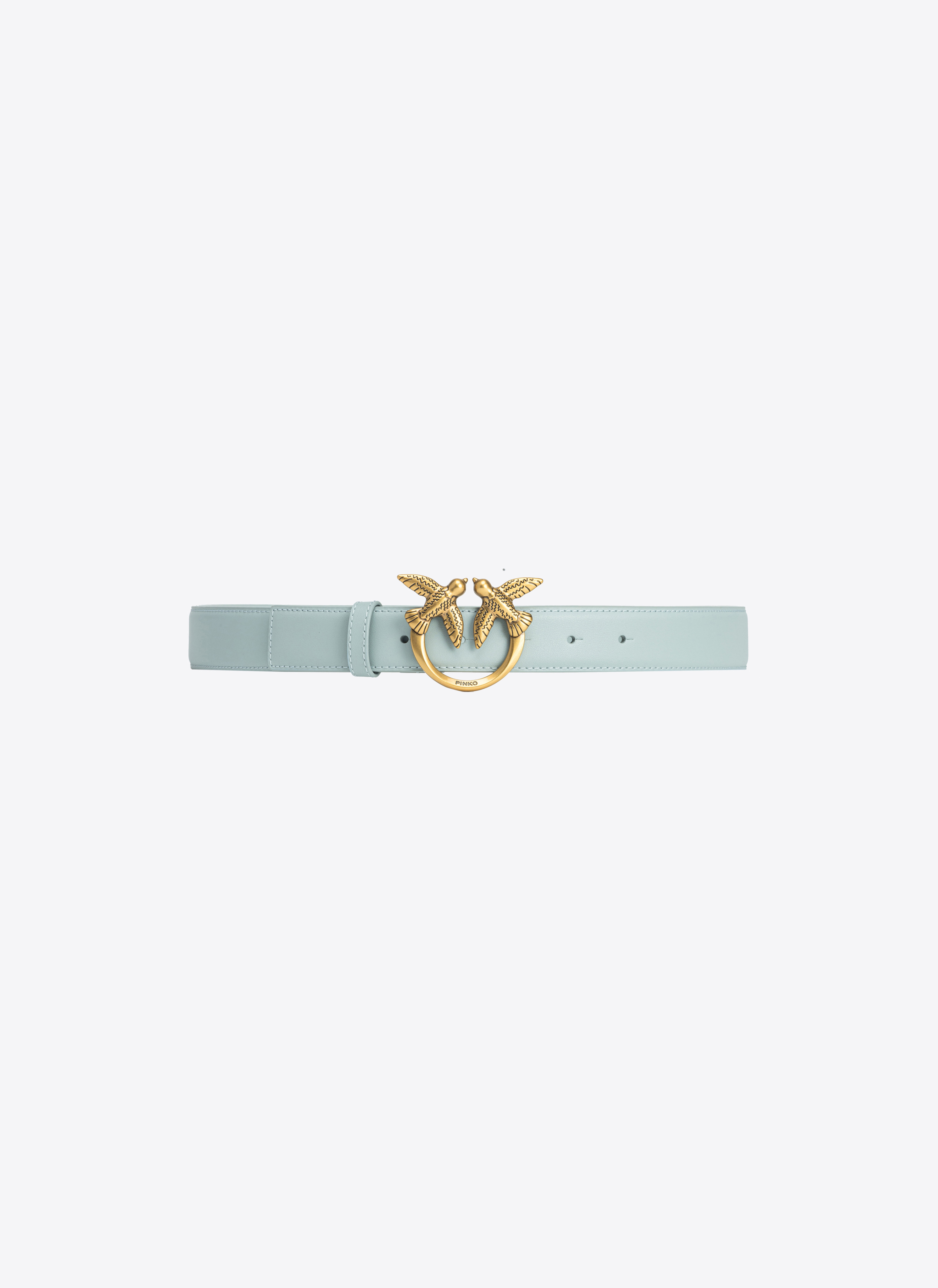 Ceinture love birds en cuir 3cm PINKO