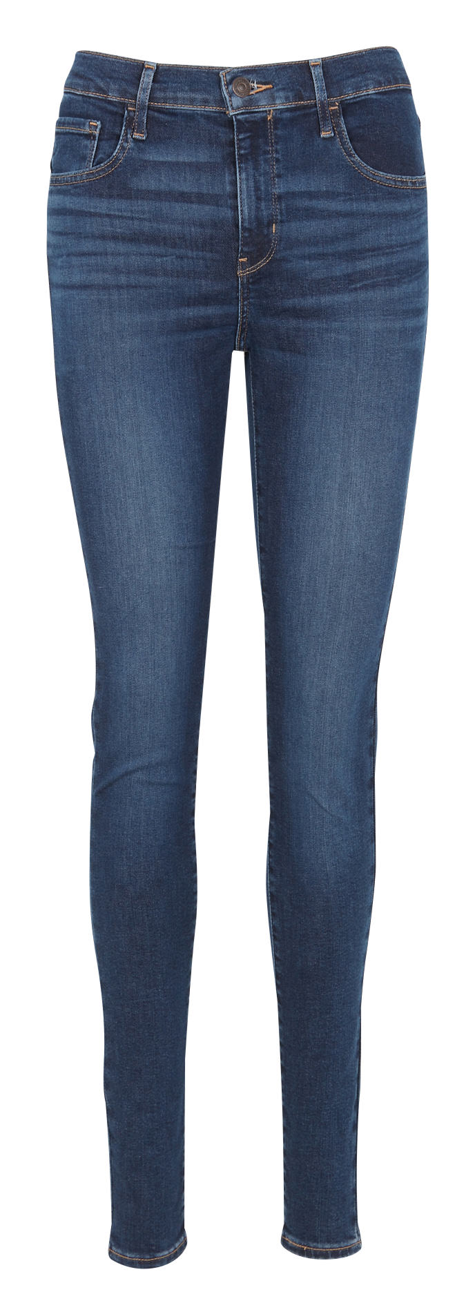 High-rise cotton-blend skinny jeans LEVI'S Faded jeans