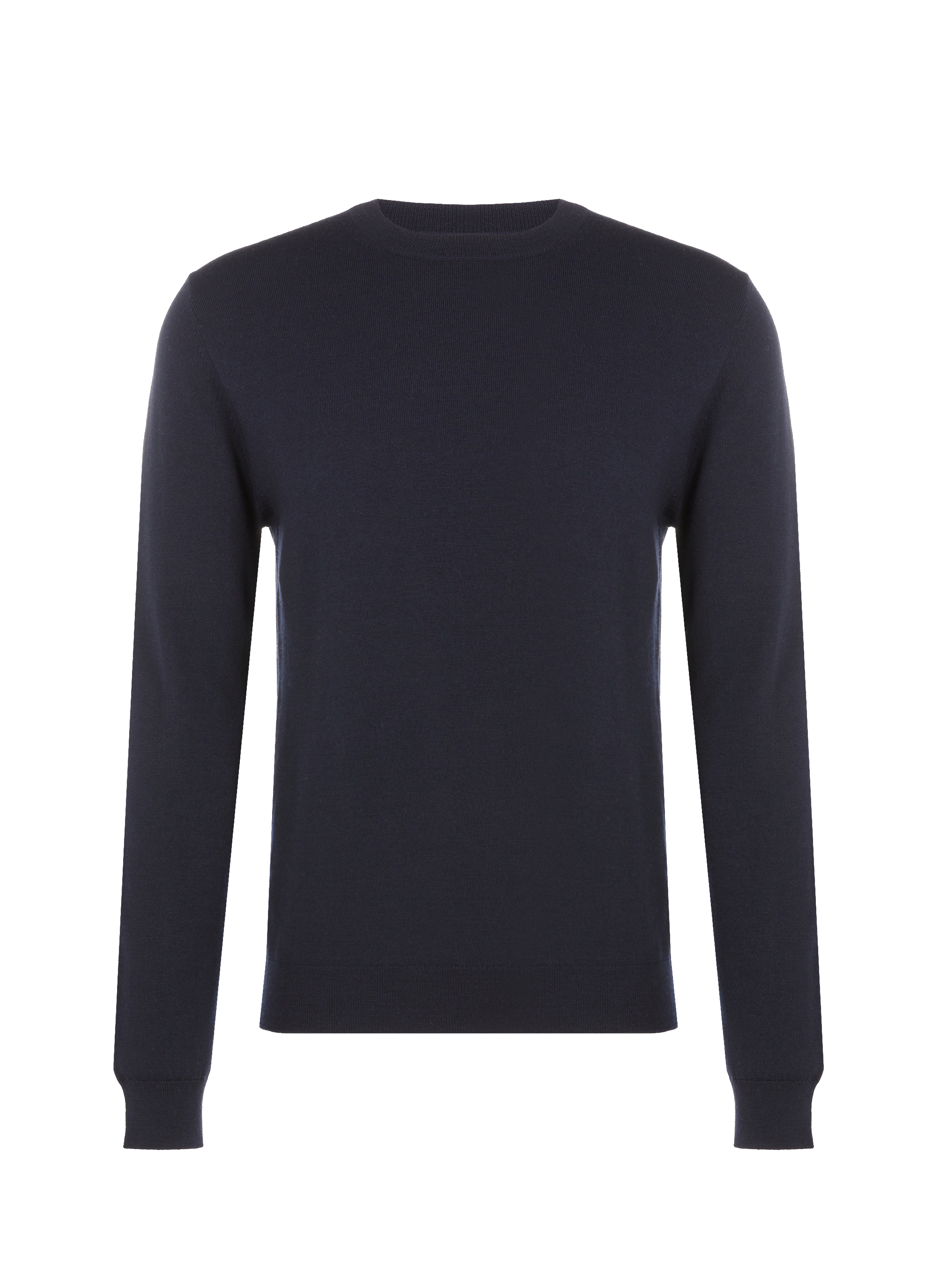 Rundhalspullover aus Wolle SAISON 1865 Blau